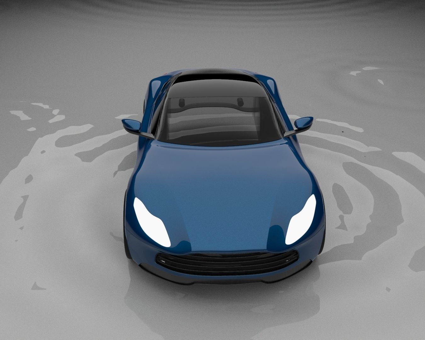 Car Rendering 3D model_2