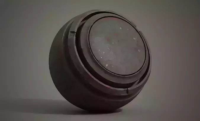 Painted metal smart material