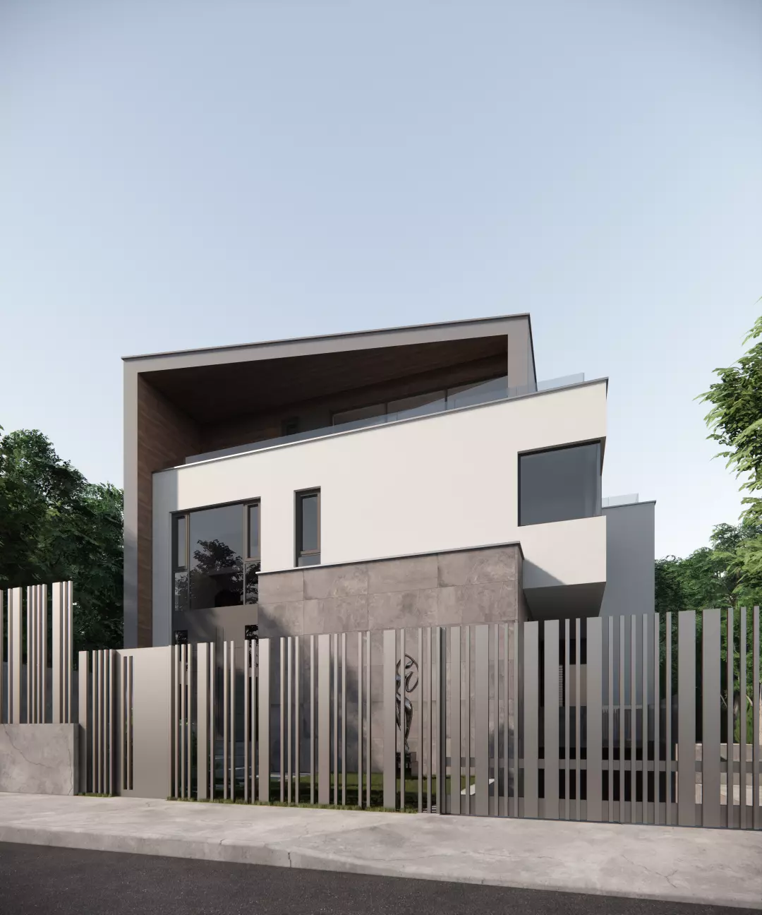 Modern Villa 3D model_0