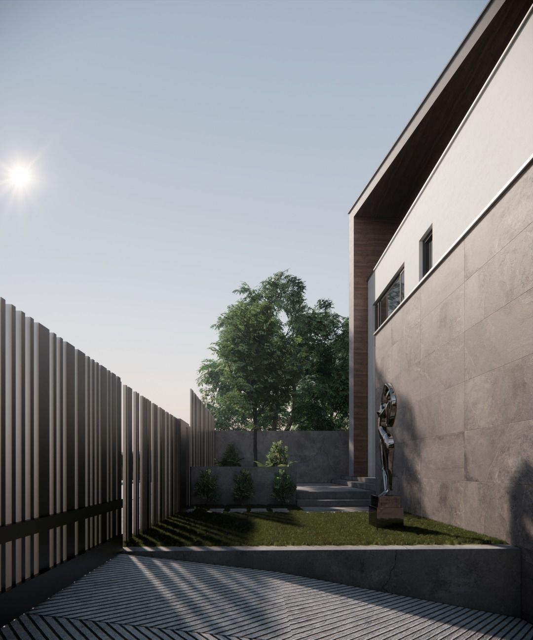 Modern Villa 3D model_7