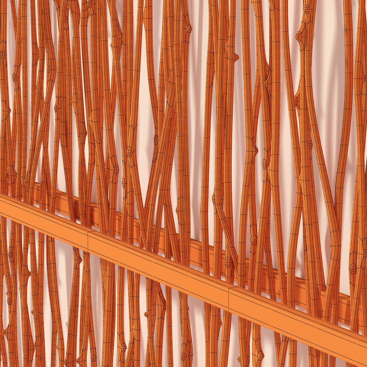 Branch crooked decor bedroom n1 3D model_21