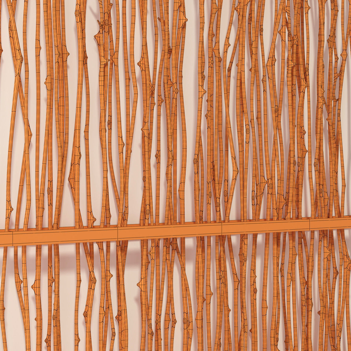 Branch crooked decor bedroom n1 3D model_24