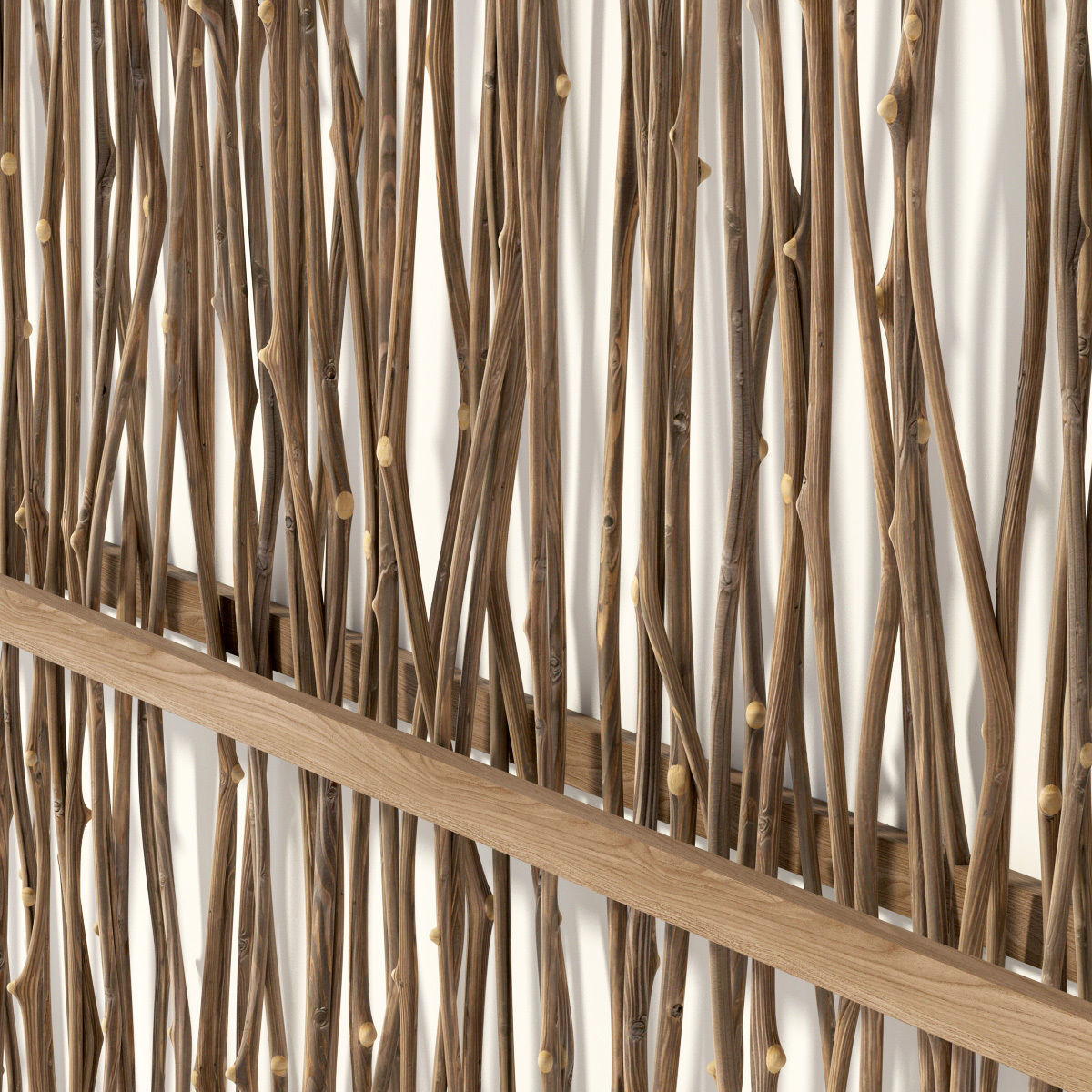 Branch crooked decor bedroom n1 3D model_12