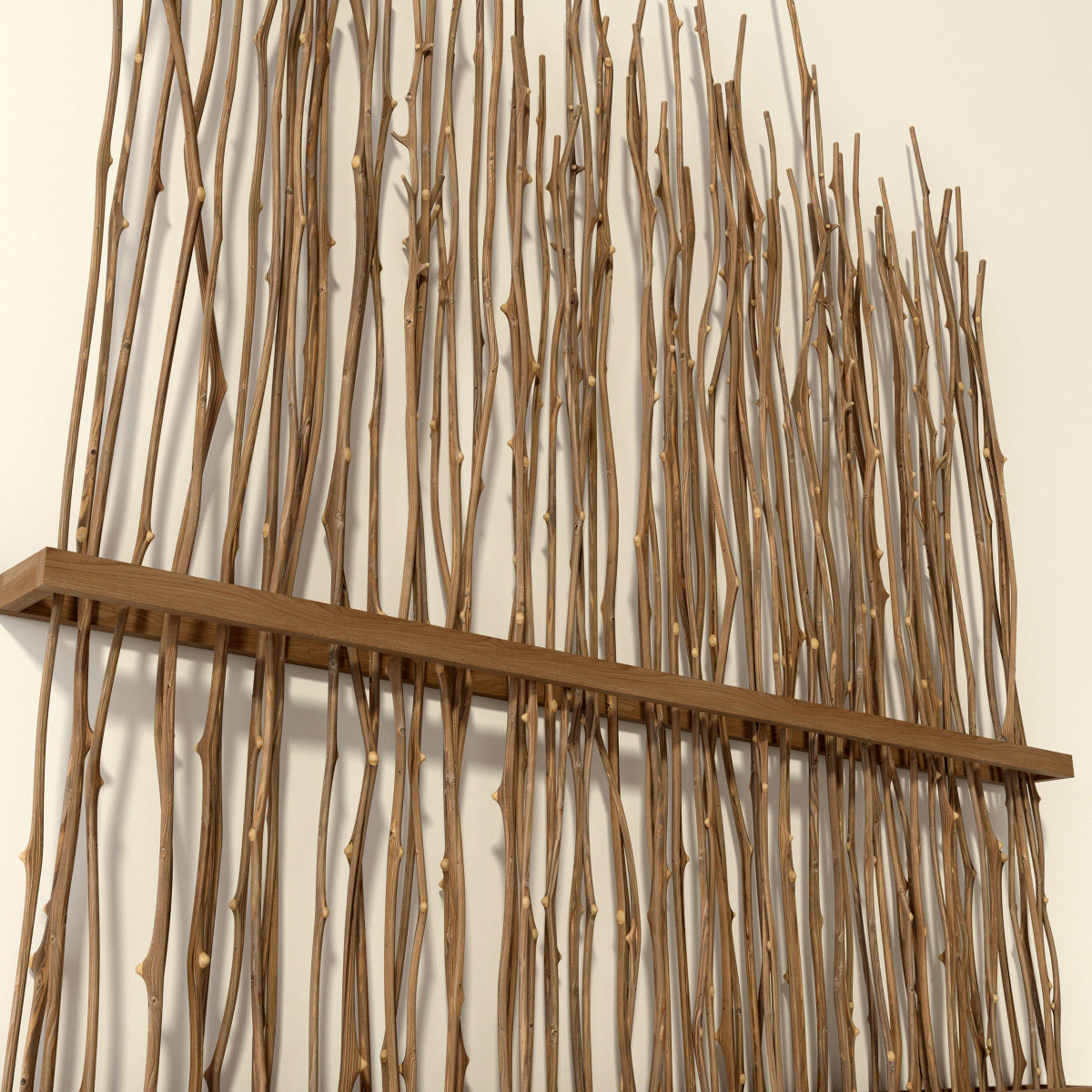 Branch crooked decor bedroom n1 3D model_7