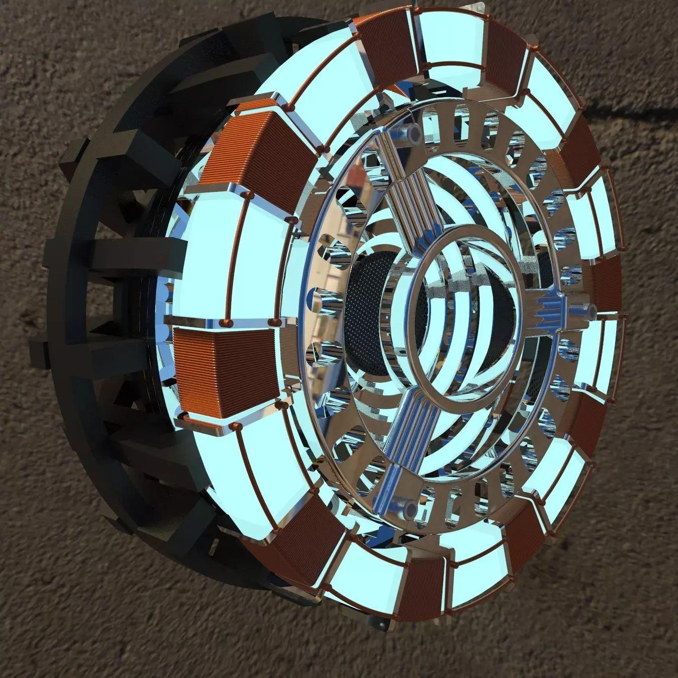 Arc Reactor 3D model_0