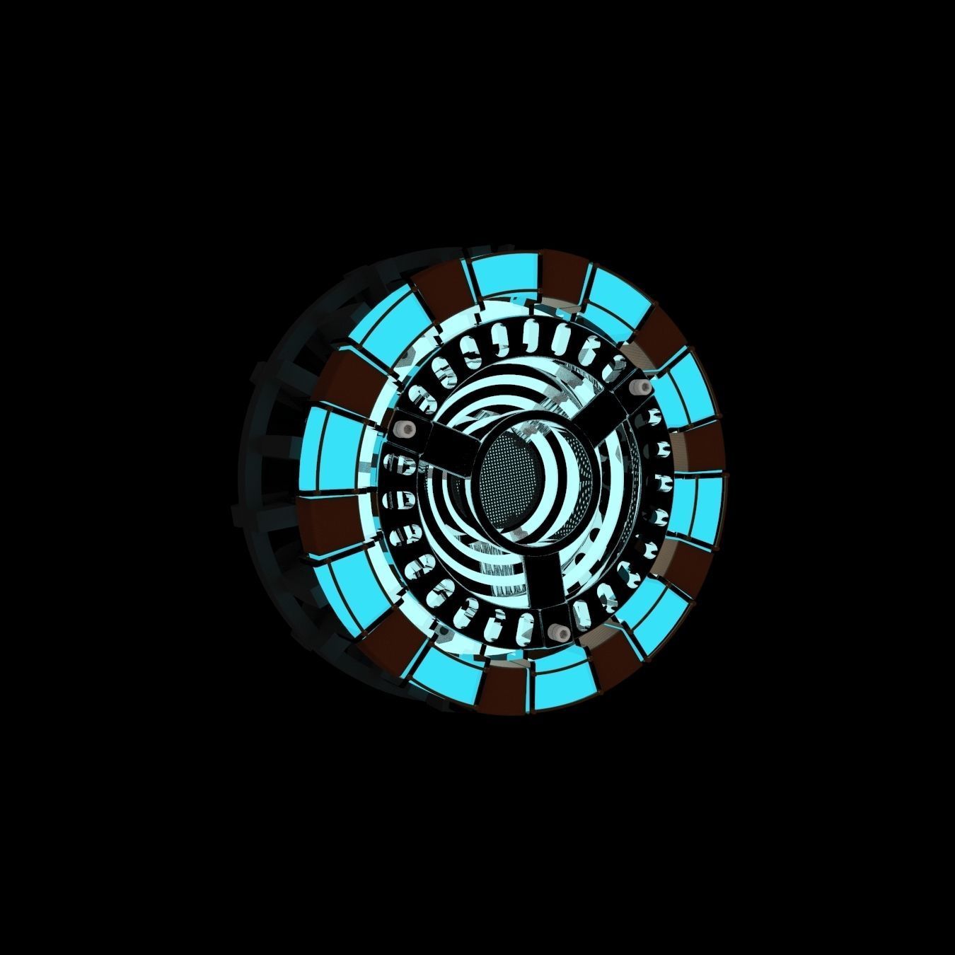 Arc Reactor 3D model_1
