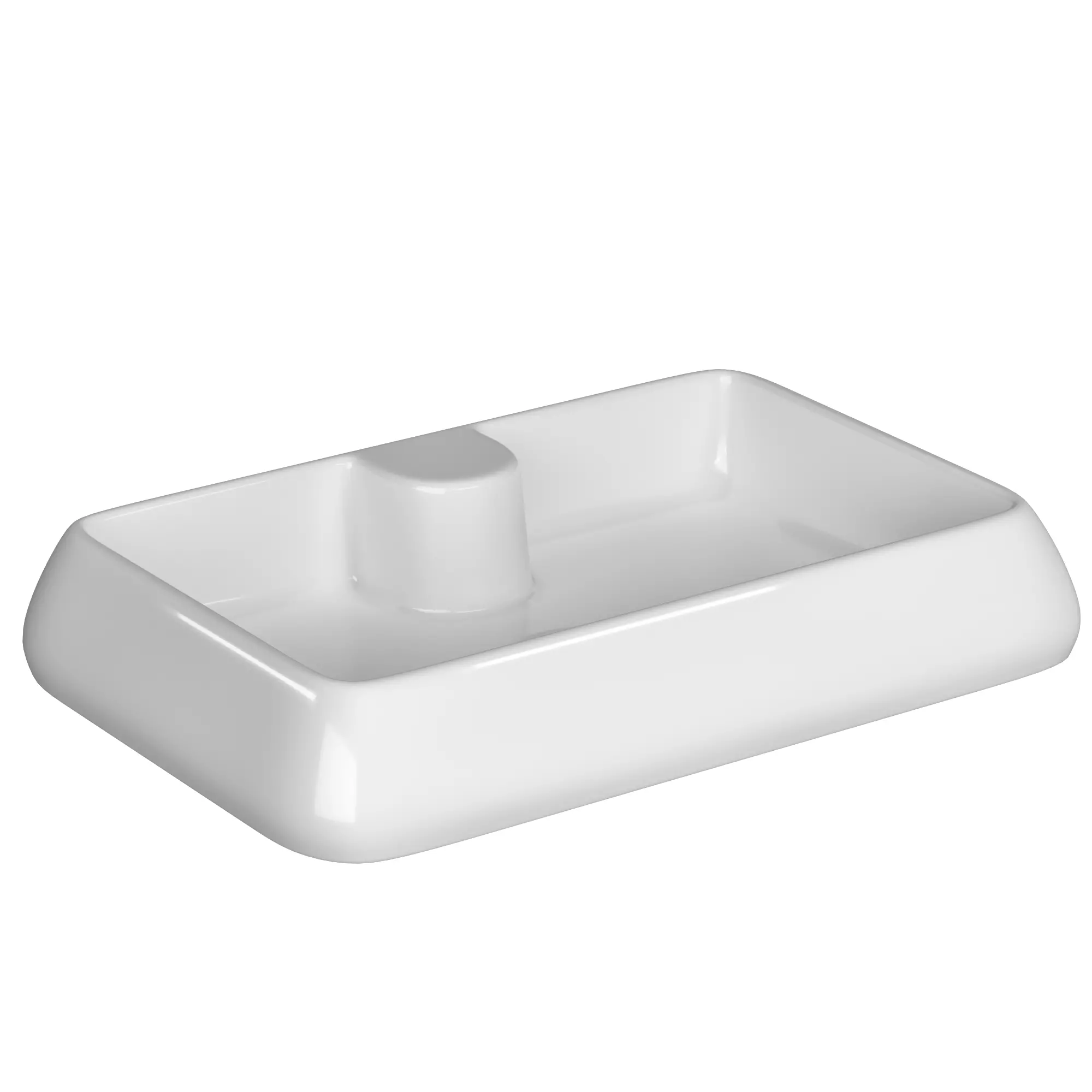 TableTop Basin in rounded rectangle shape Modeled in 3ds max 3D model_0