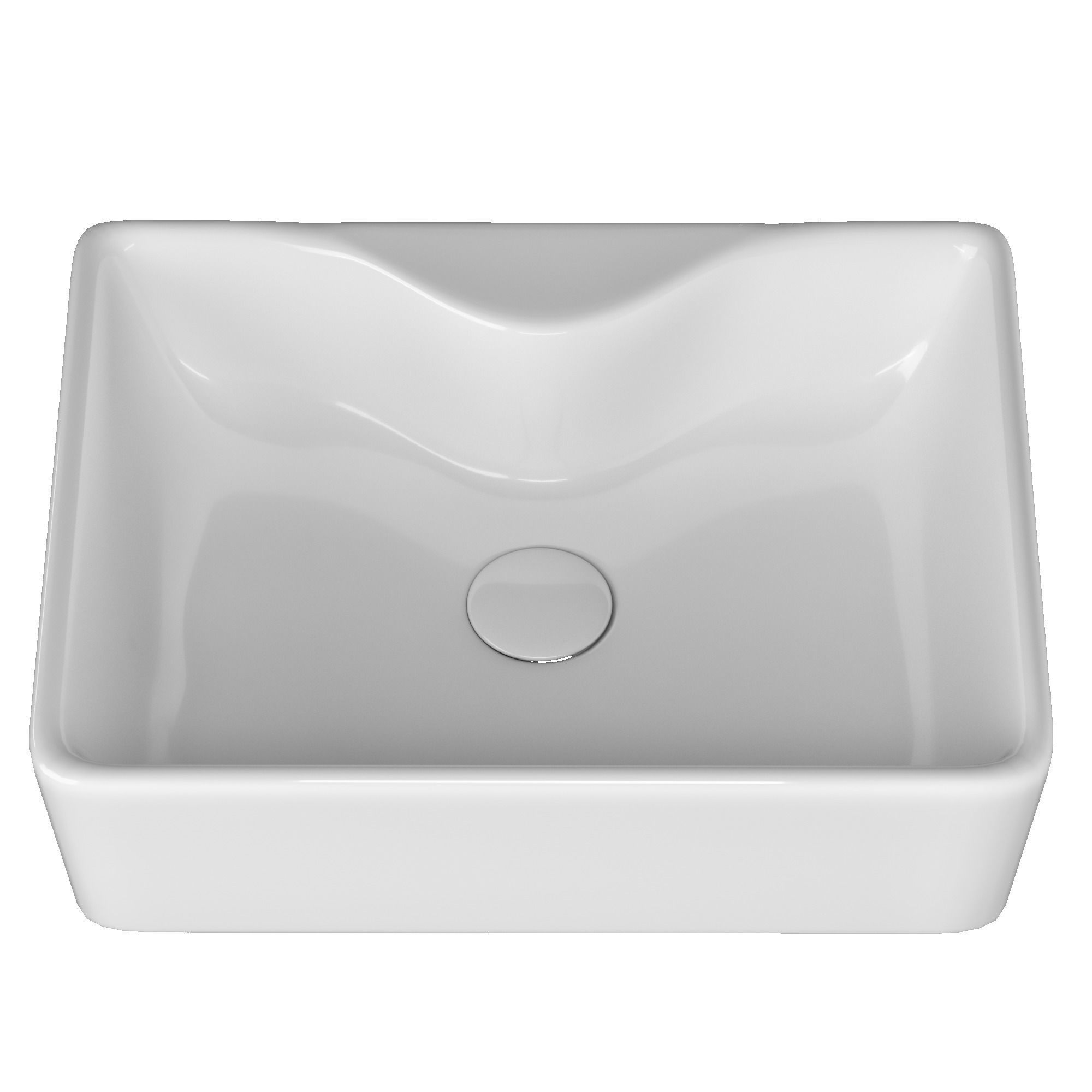 Table Top Wash Basin in Rectangle shape Modeled in 3ds max 3D model_4