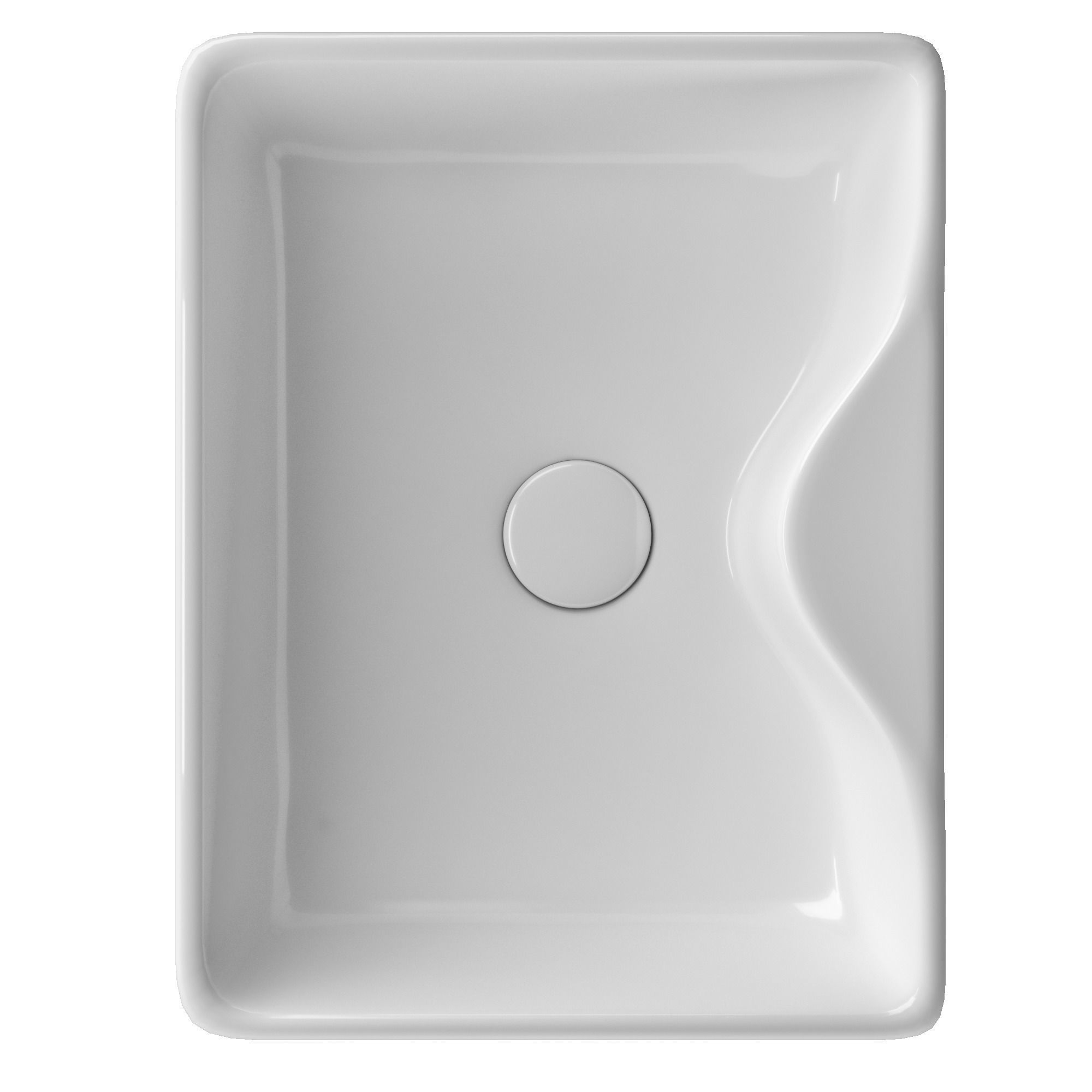 Table Top Wash Basin in Rectangle shape Modeled in 3ds max 3D model_2
