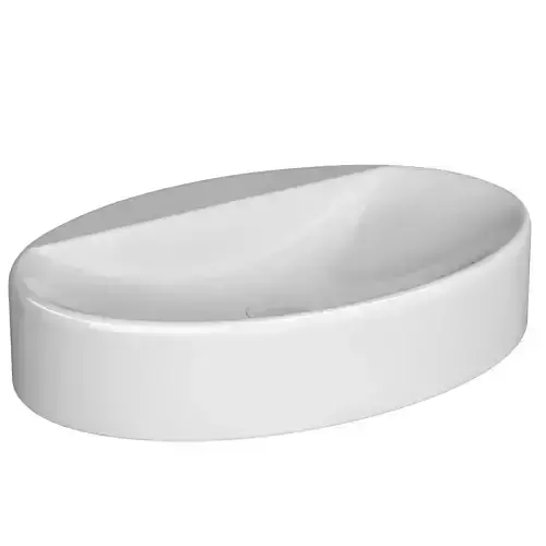 Table Top Wash Basin in Oval shape Modeled in 3ds max 