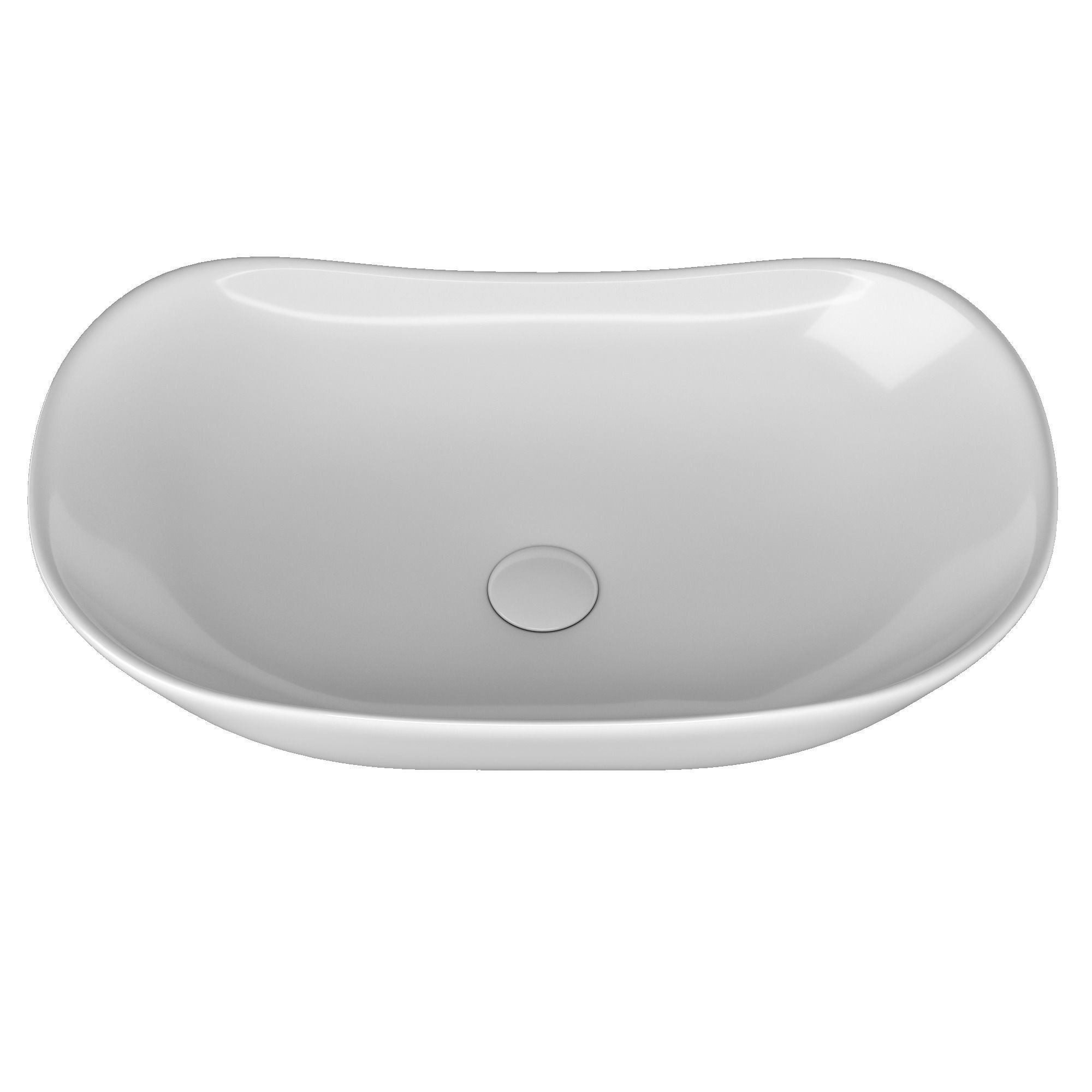 Table Top Basin in rounded rectangle shape Modeled in 3ds max 3D model_4
