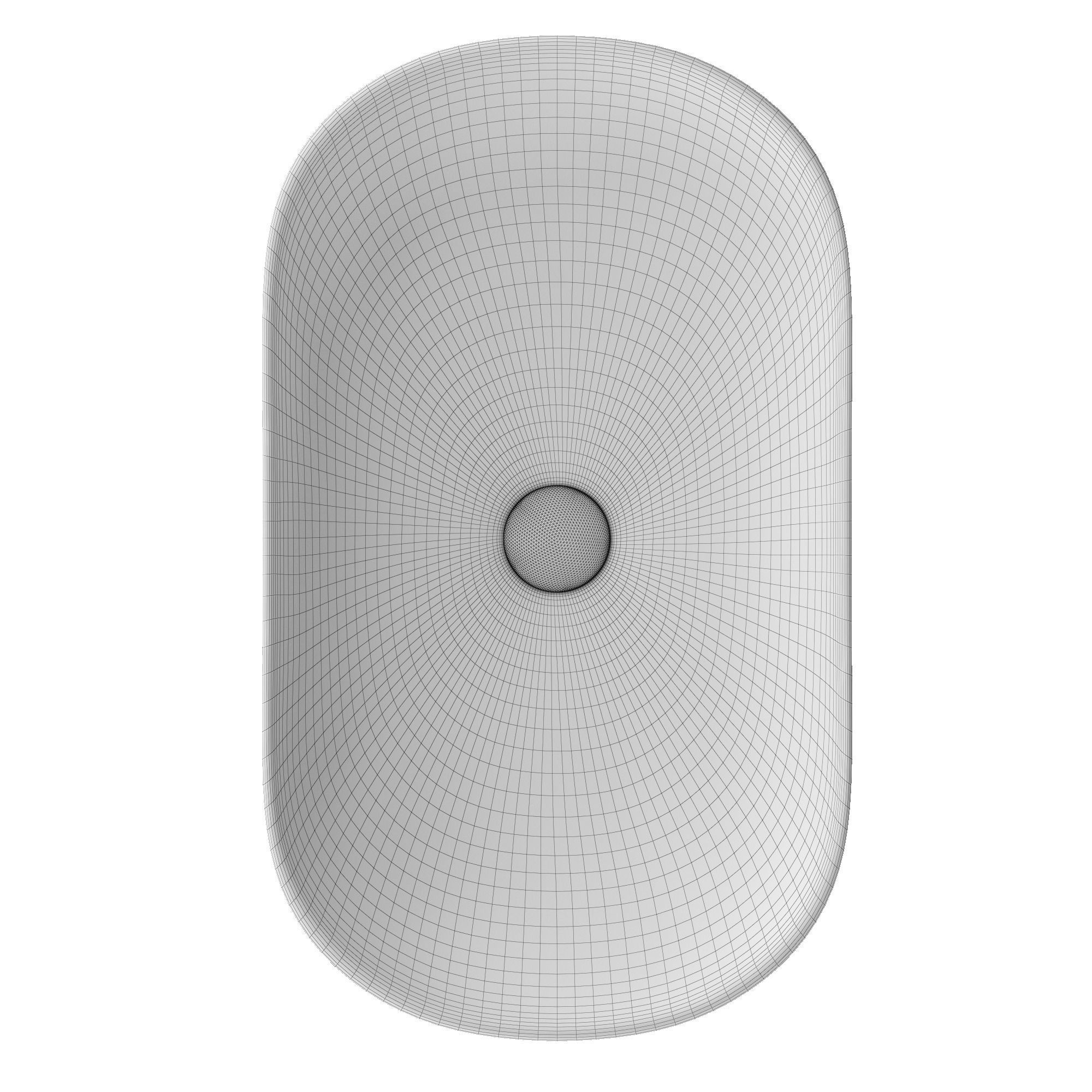 Table Top Basin in rounded rectangle shape Modeled in 3ds max 3D model_8