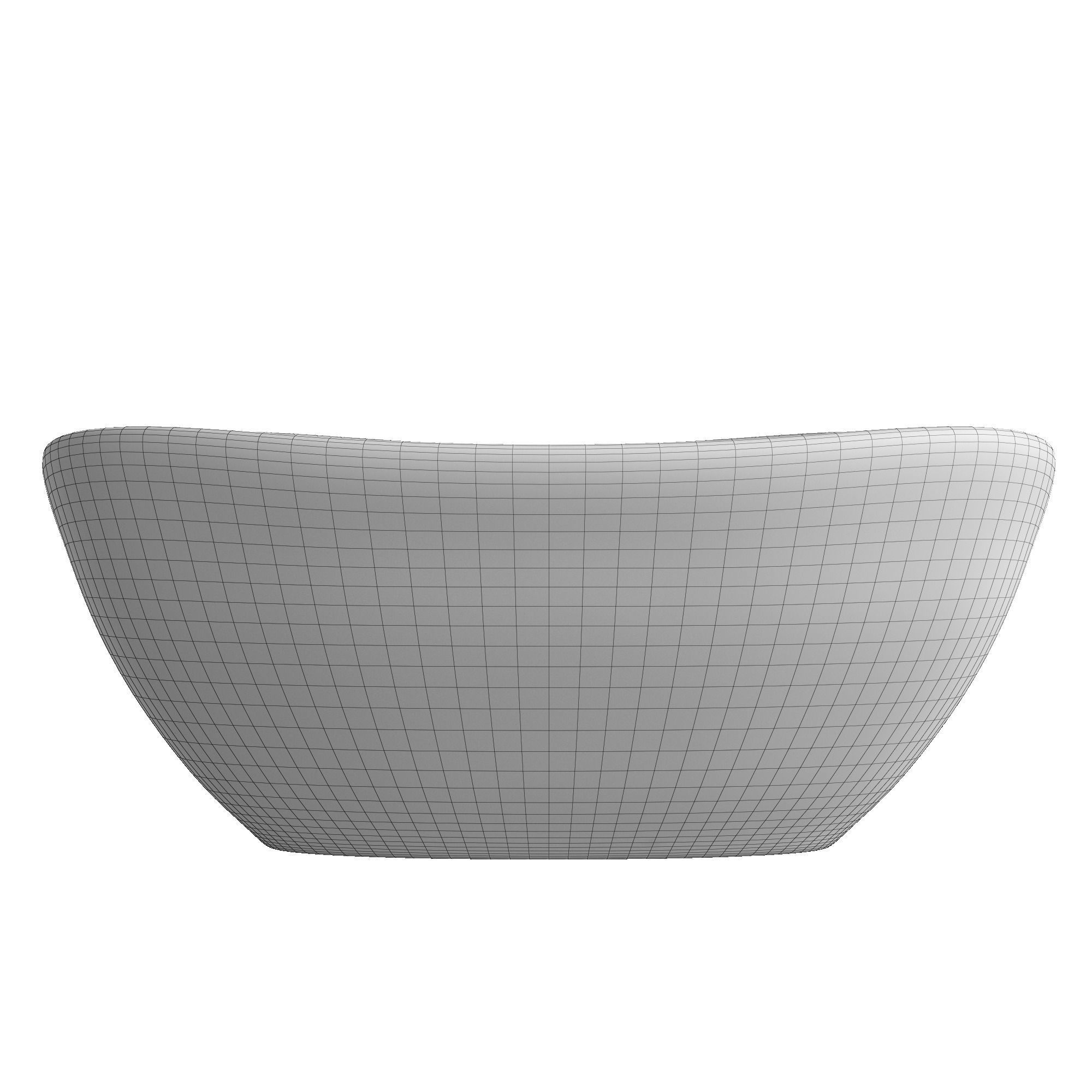 Table Top Basin in rounded rectangle shape Modeled in 3ds max 3D model_7
