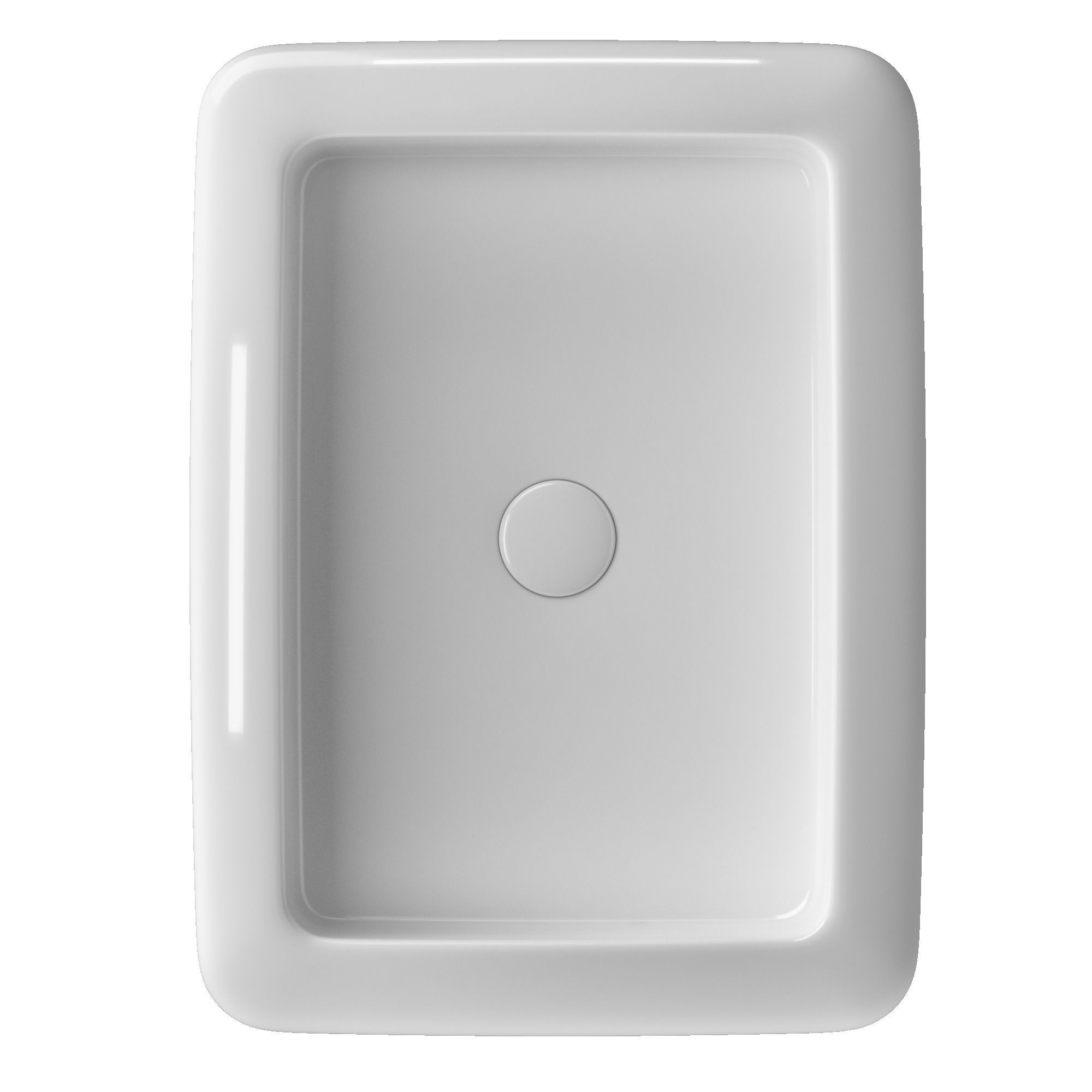 Table Top Wash Basin in Rectangle shape Modeled in 3ds max 3D model_2