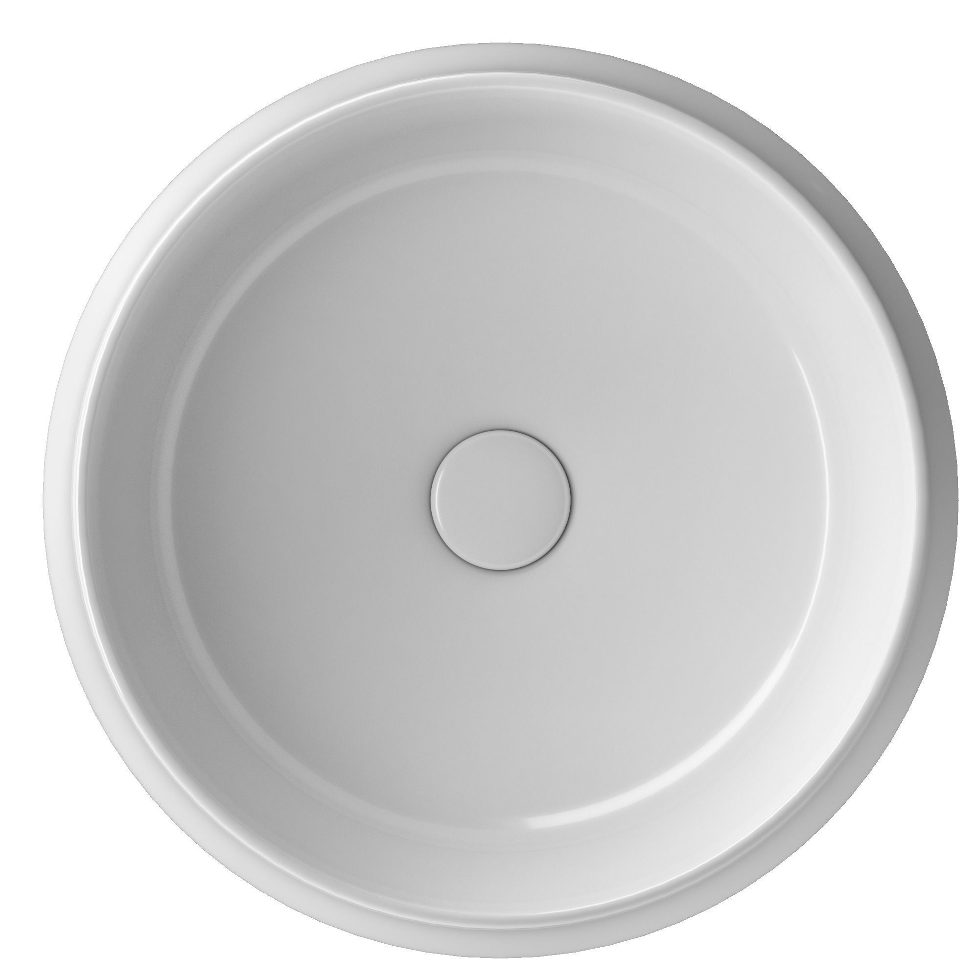 Table Top Wash Basin in round shape Modeled in 3ds max 3D model_2