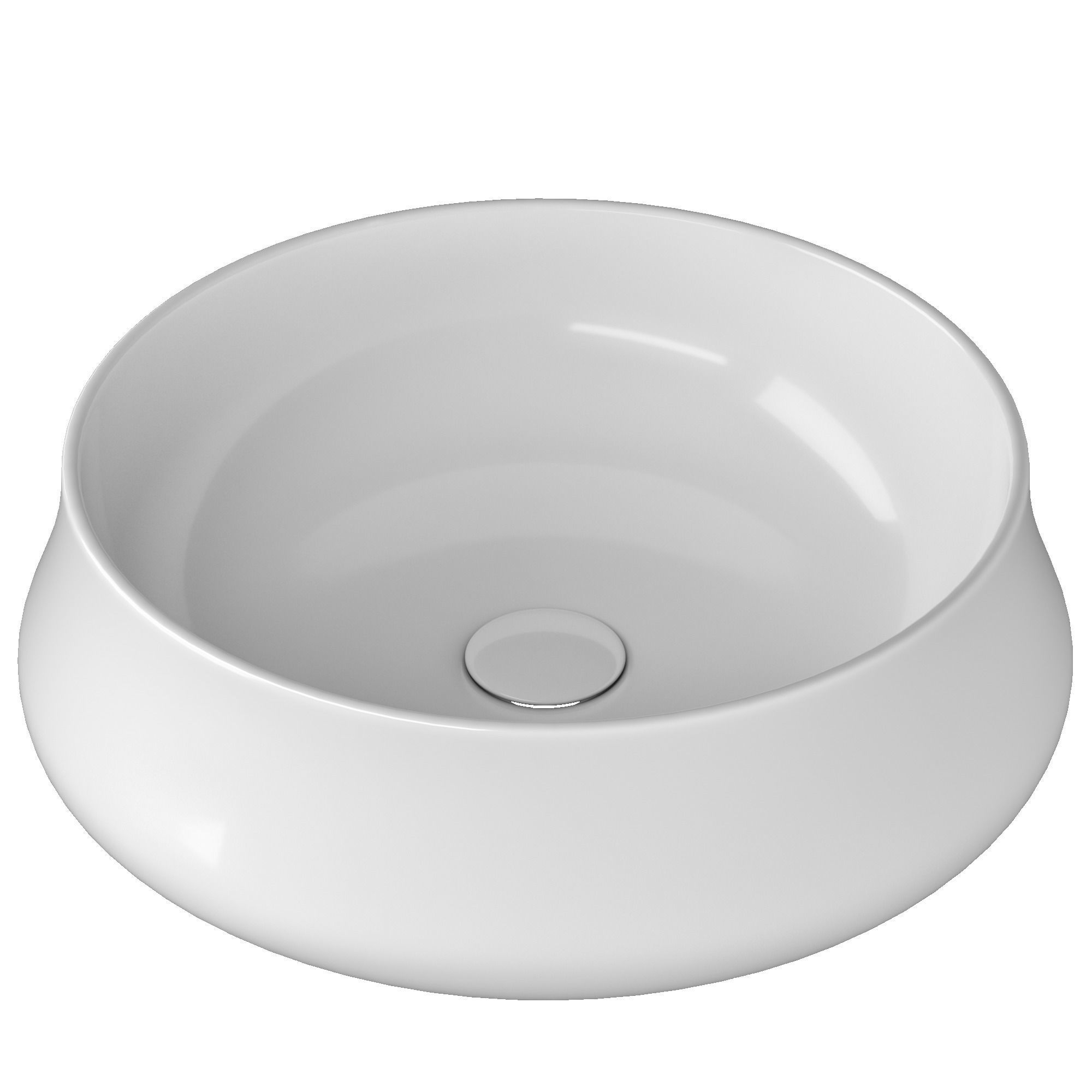 Table Top Wash Basin in round shape Modeled in 3ds max 3D model_3