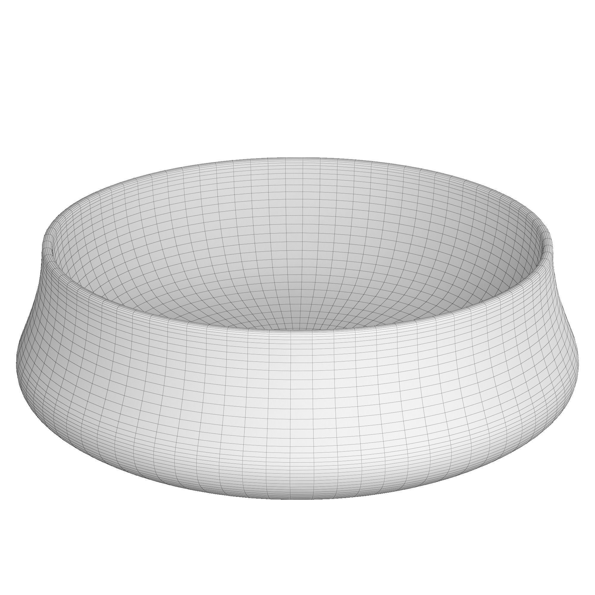 Table Top Wash Basin in round shape Modeled in 3ds max 3D model_4