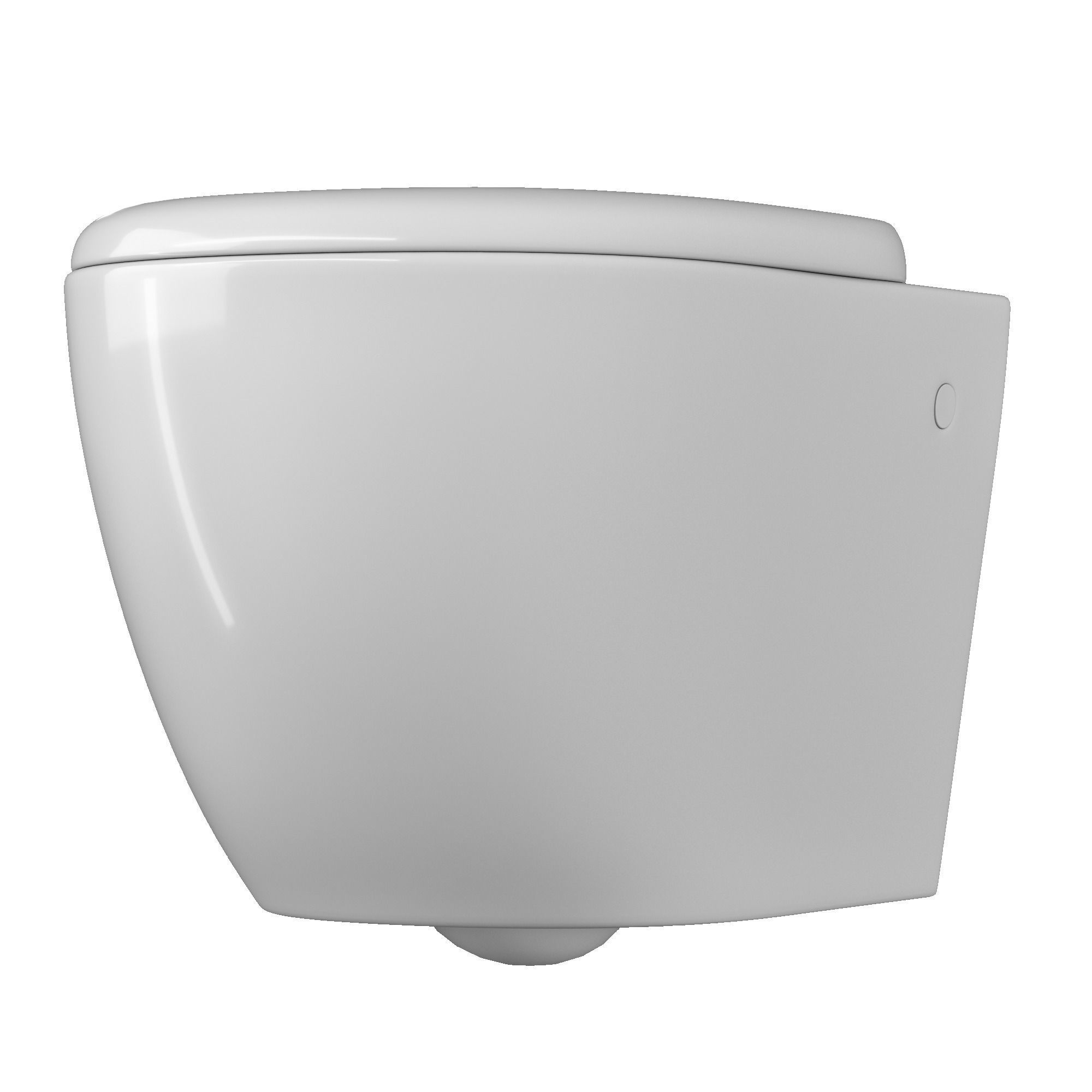 Wall Hung Water closet toilet 3D model Modeled in 3ds max  3D model_4