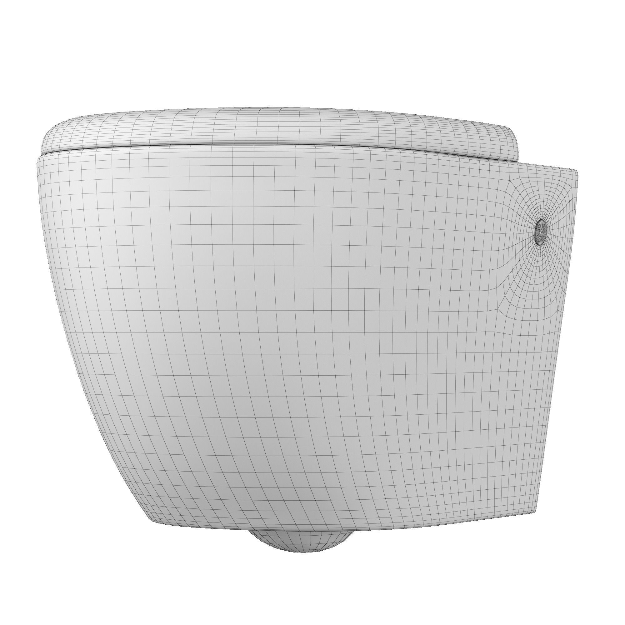 Wall Hung Water closet toilet 3D model Modeled in 3ds max  3D model_10