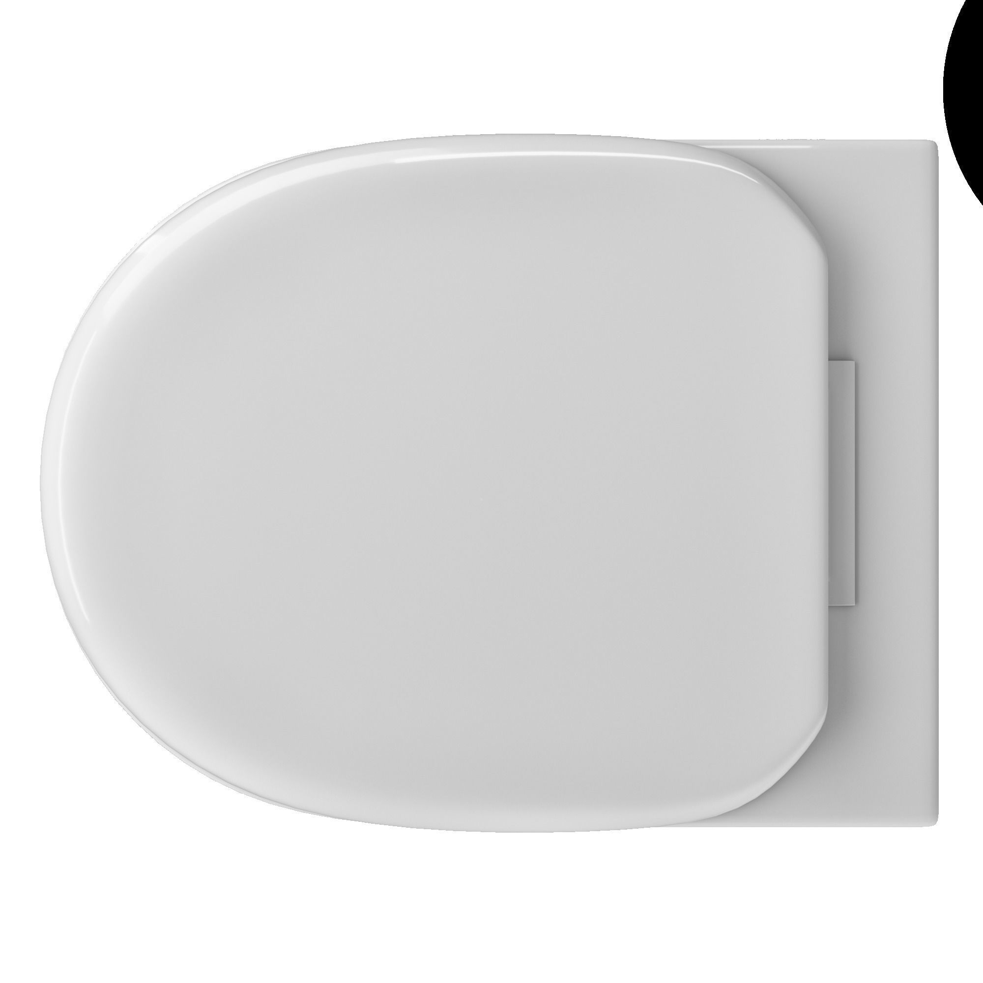 Wall Hung Water closet toilet 3D model Modeled in 3ds max  3D model_2