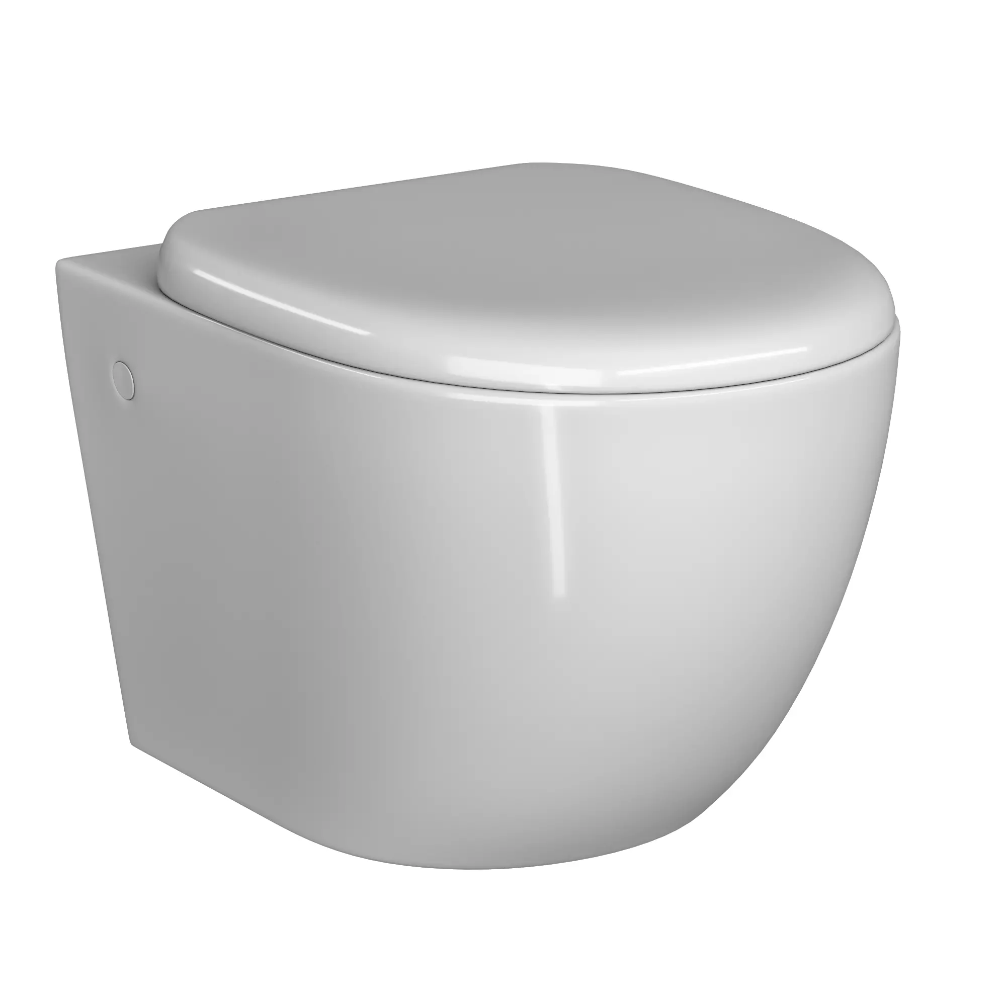 Wall Hung Water closet toilet 3D model Modeled in 3ds max  3D model_0