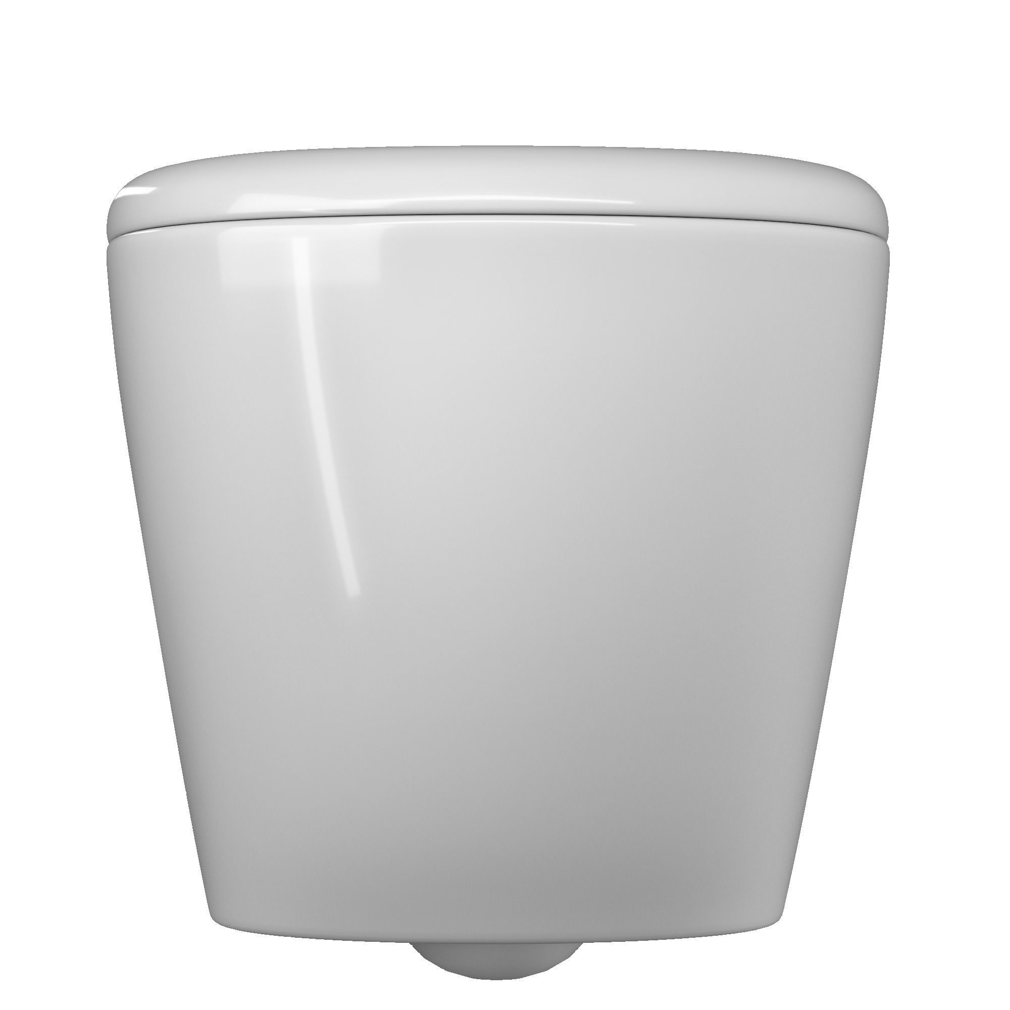 Wall Hung Water closet toilet 3D model Modeled in 3ds max  3D model_5