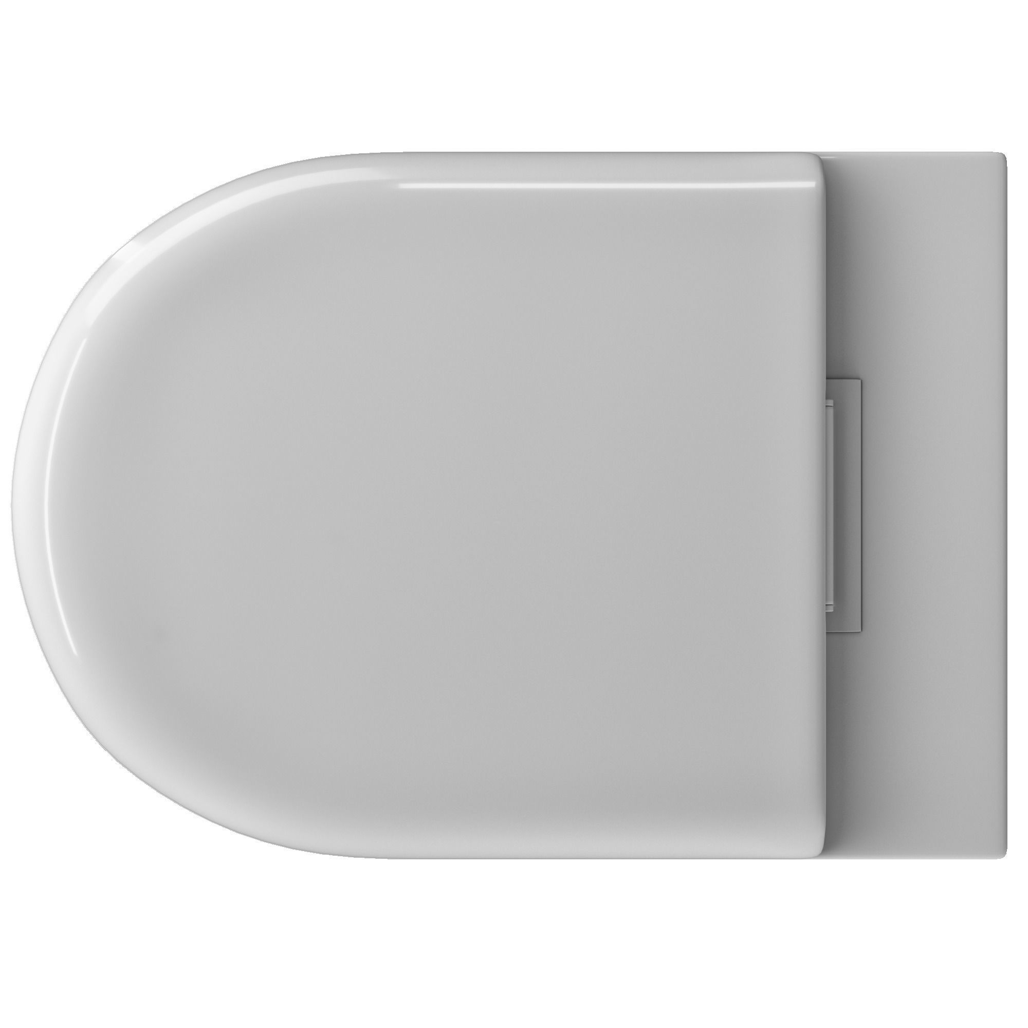 Wall Hung Water closet toilet 3D model Modeled in 3ds max 3D model_2