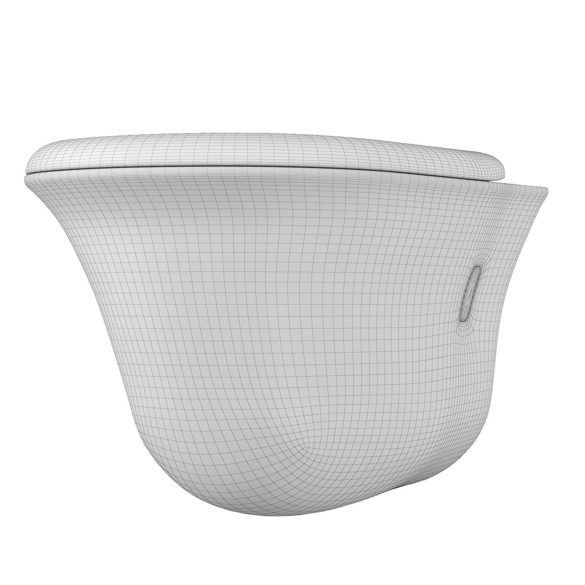 Wall Hung Water closet toilet 3D model Modeled in 3ds max 3D model_10