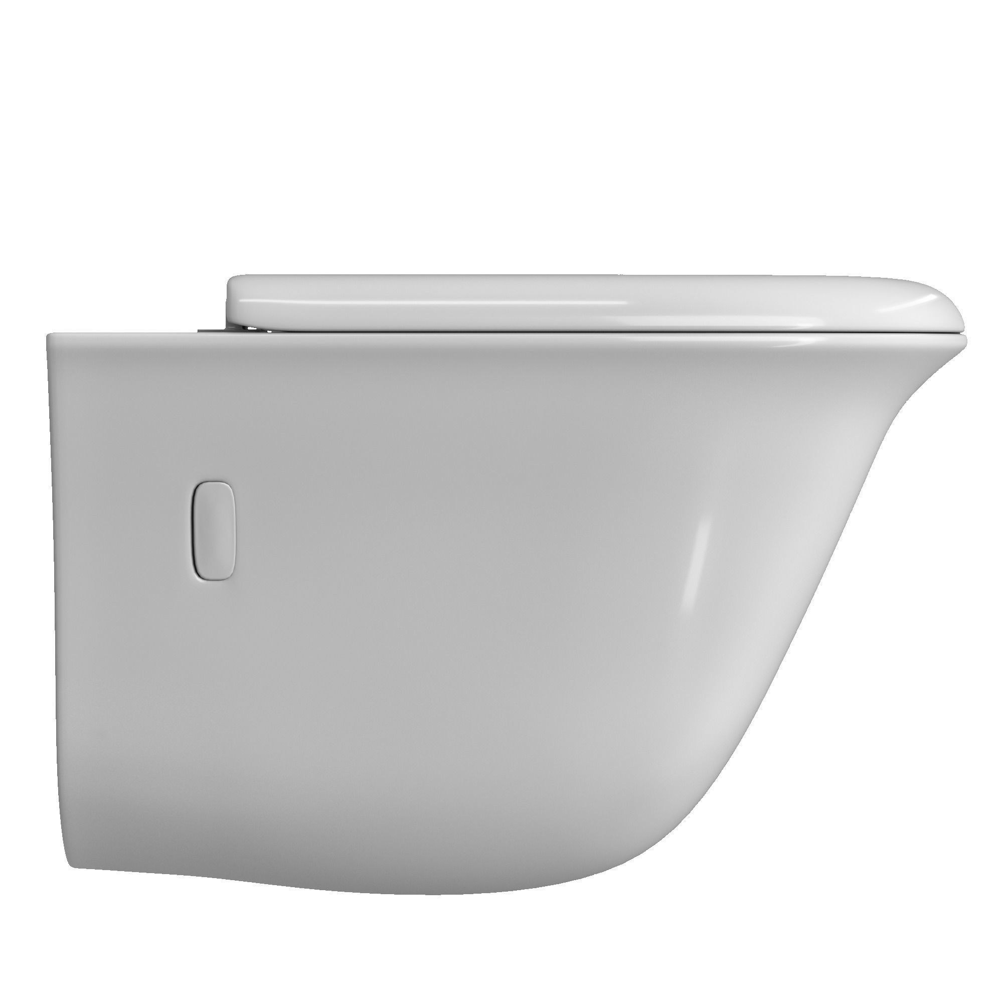 Wall Hung Water closet toilet 3D model Modeled in 3ds max 3D model_1