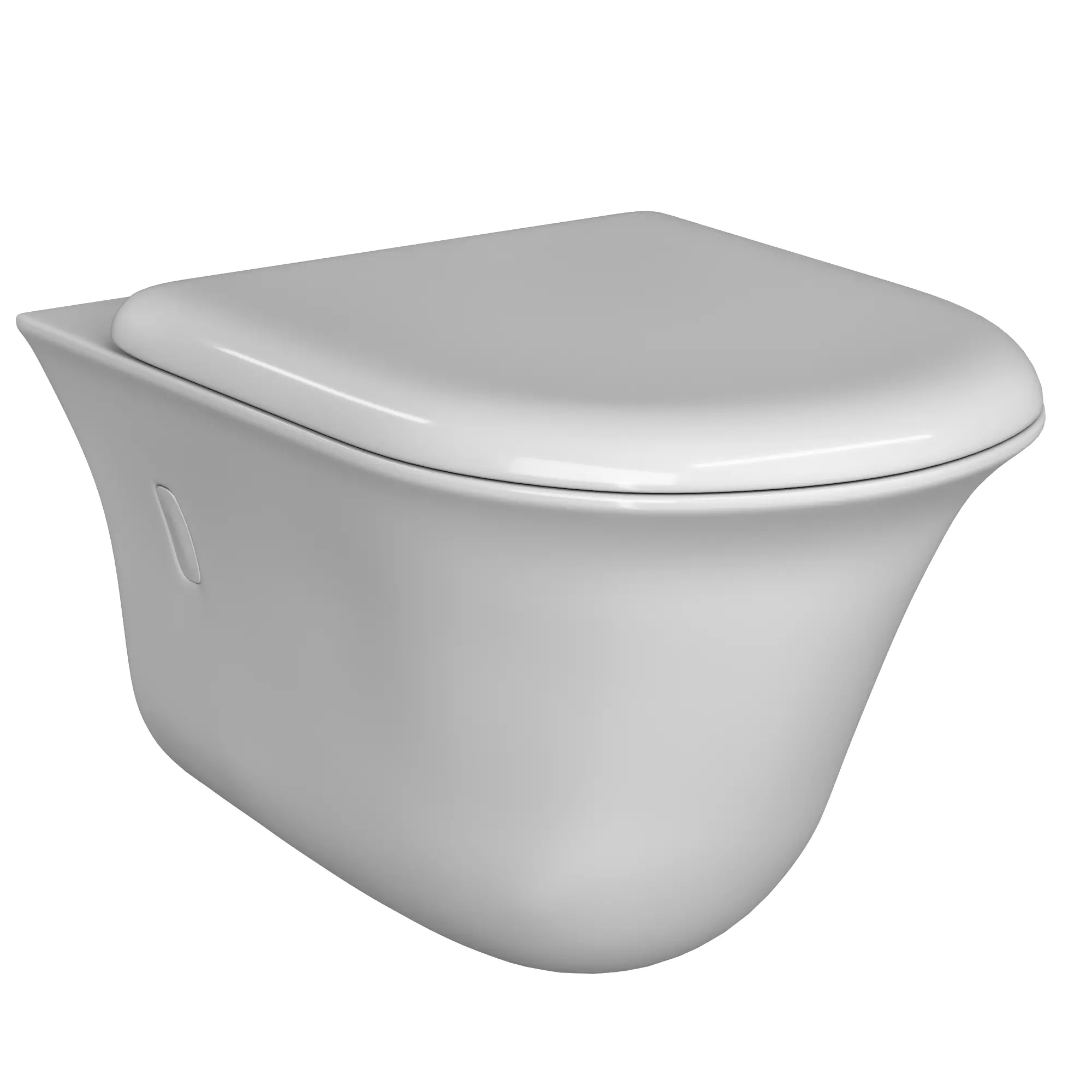 Wall Hung Water closet toilet 3D model Modeled in 3ds max 3D model_0