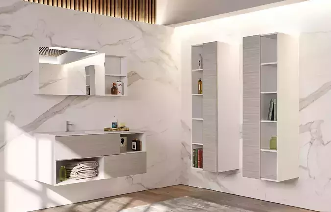 Bathroom furniture set 07