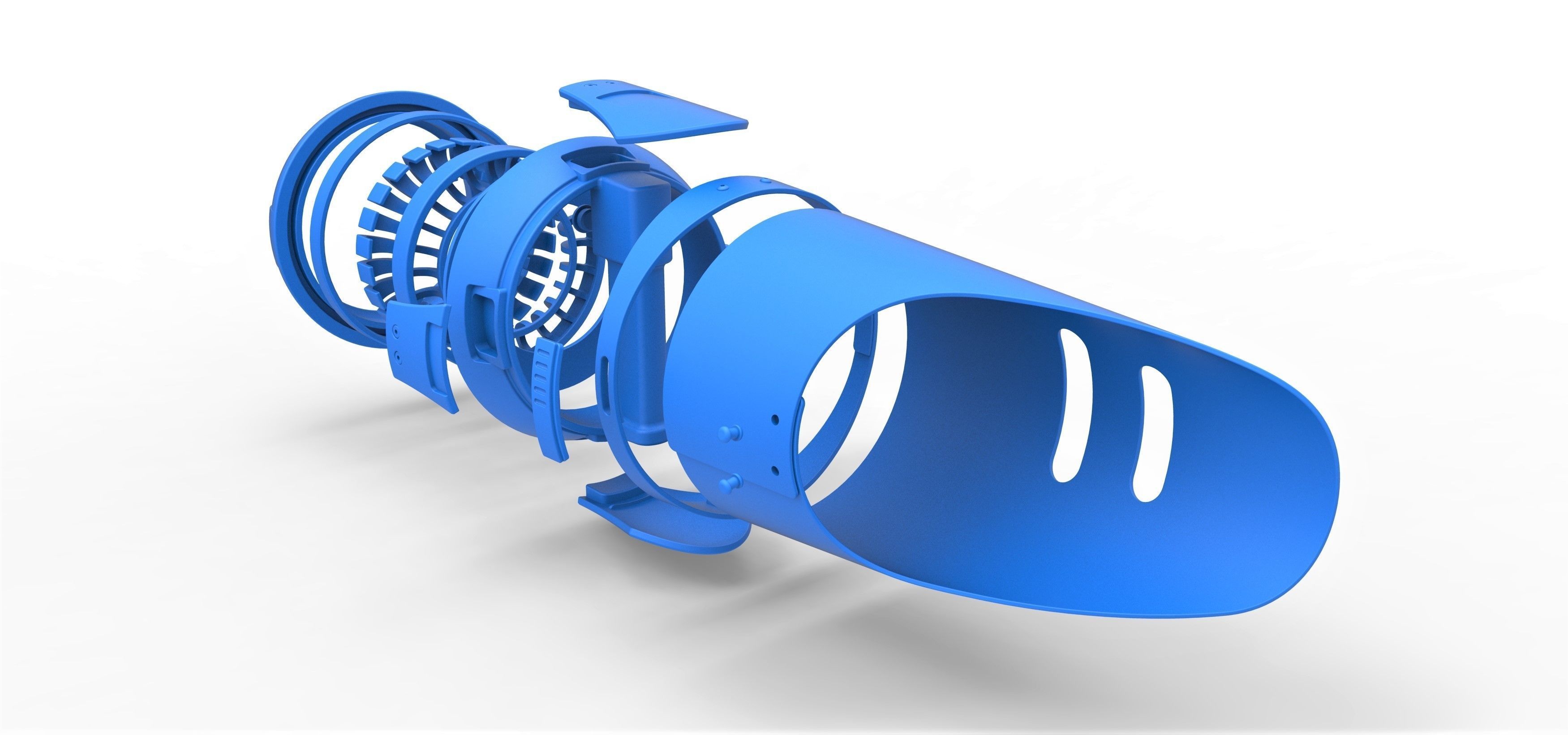 Hand cannon from Star Trek Discovery TV series 3D print model_31