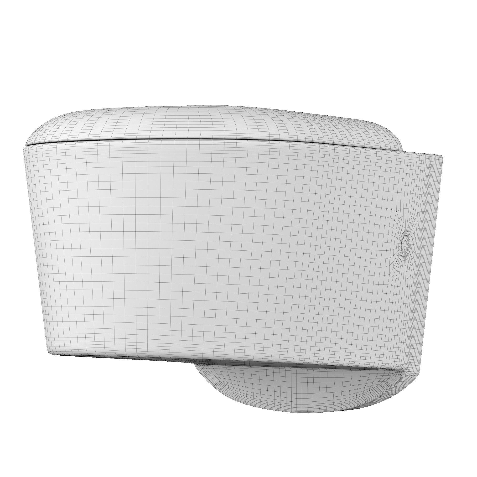 Wall Hung Water closet toilet 3D model Modeled in 3ds max 3D model_10