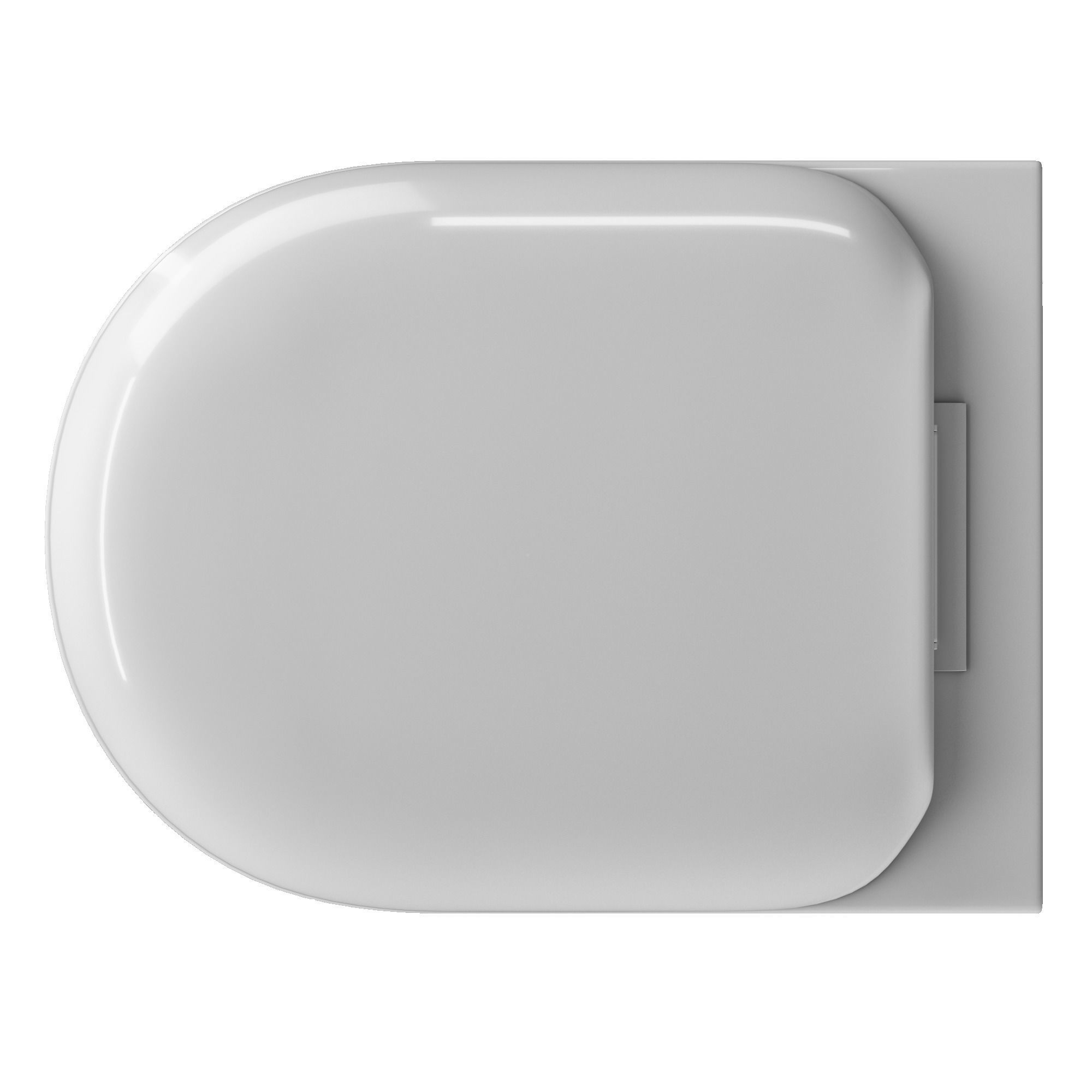 Wall Hung Water closet toilet 3D model Modeled in 3ds max 3D model_2