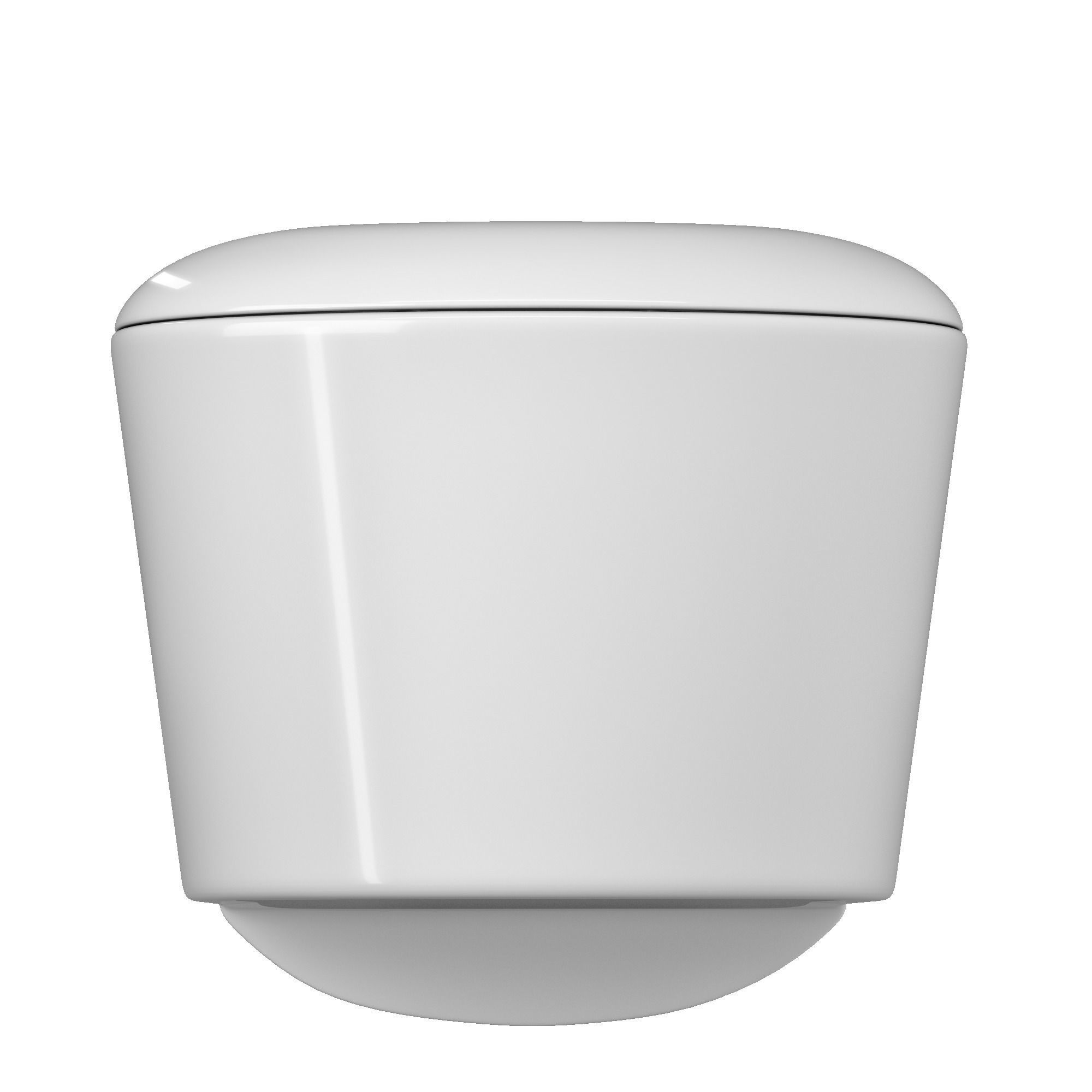Wall Hung Water closet toilet 3D model Modeled in 3ds max 3D model_5