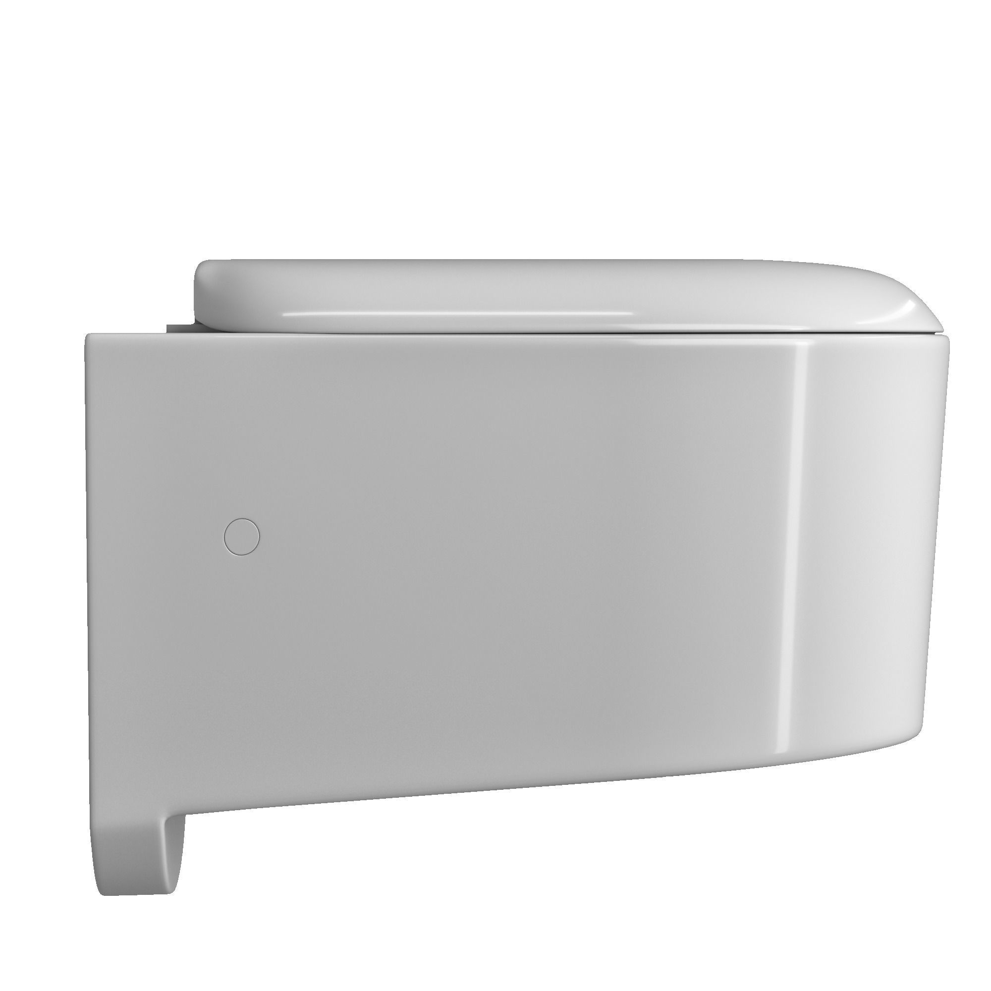 Wall Hung Water closet toilet 3D model Modeled in 3ds max 3D model_1