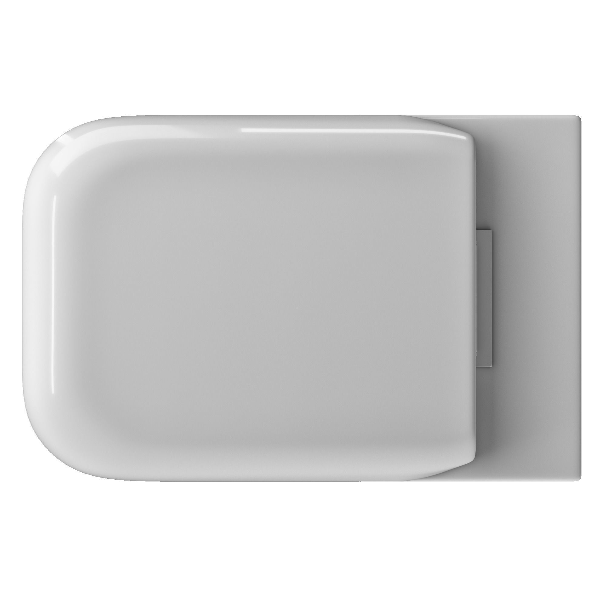 Wall Hung Water closet toilet 3D model Modeled in 3ds max 3D model_2