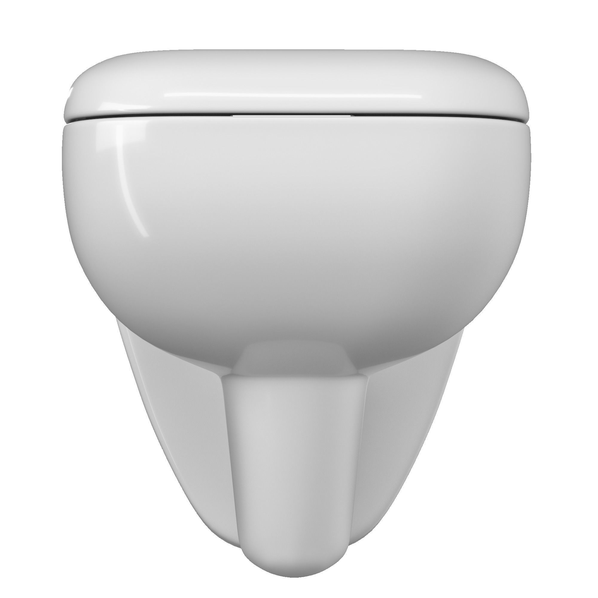 Wall Hung Water closet toilet 3D model Modeled in 3ds max 3D model_5