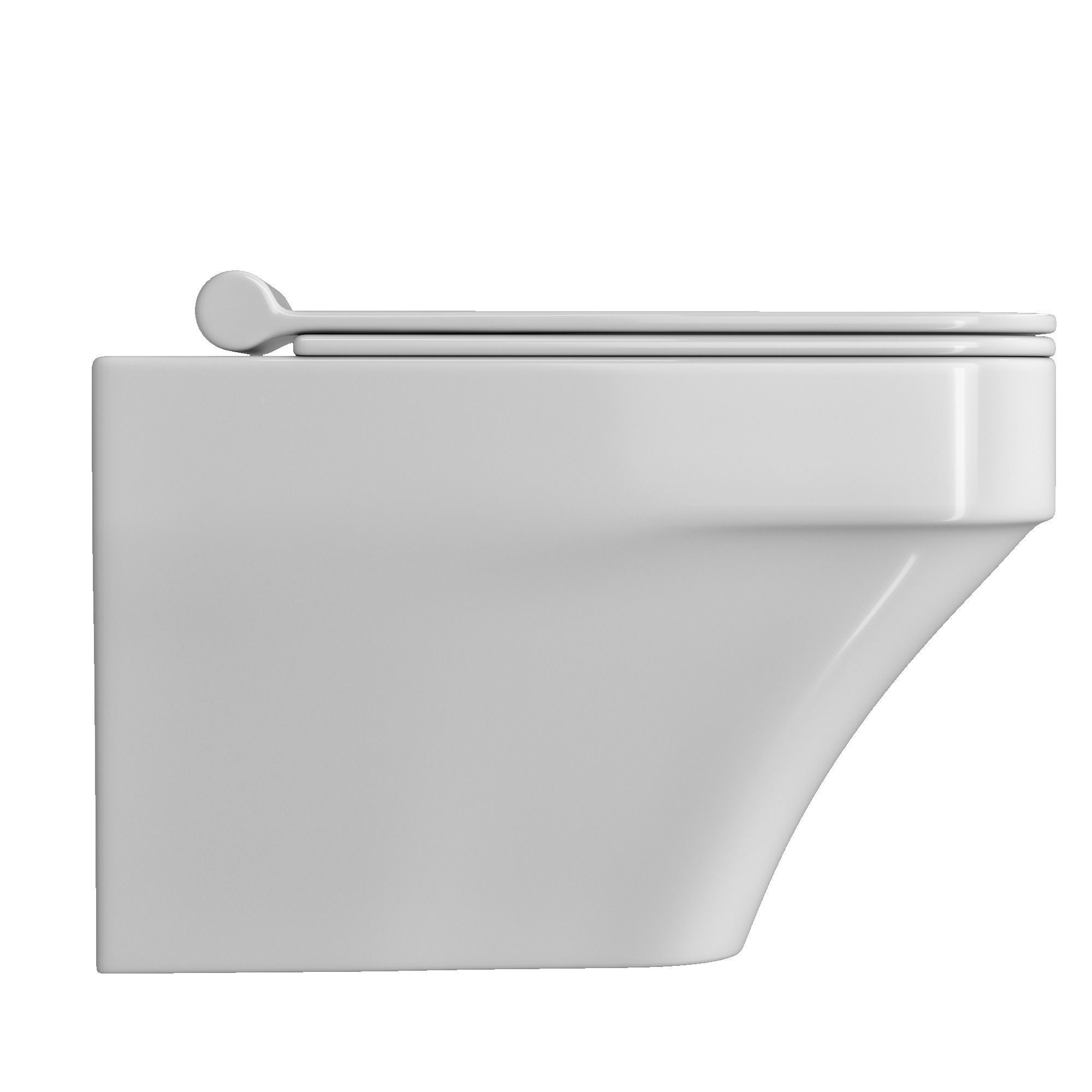 Wall Hung Water closet toilet 3D model Modeled in 3ds max 3D model_1