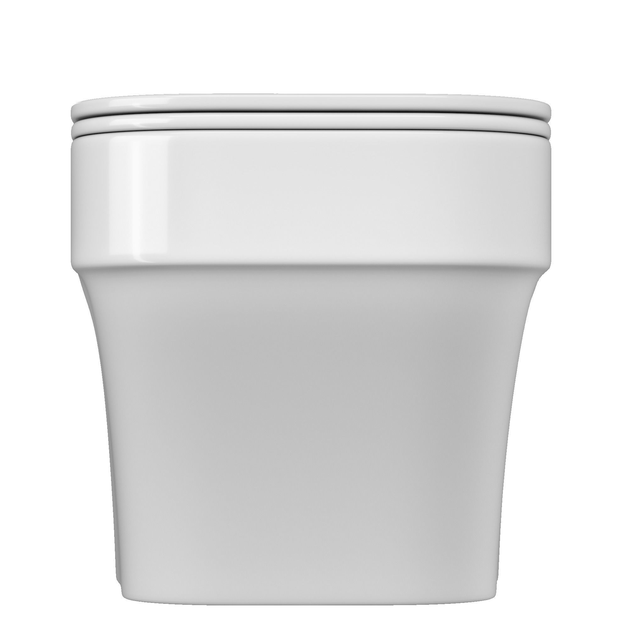 Wall Hung Water closet toilet 3D model Modeled in 3ds max 3D model_5