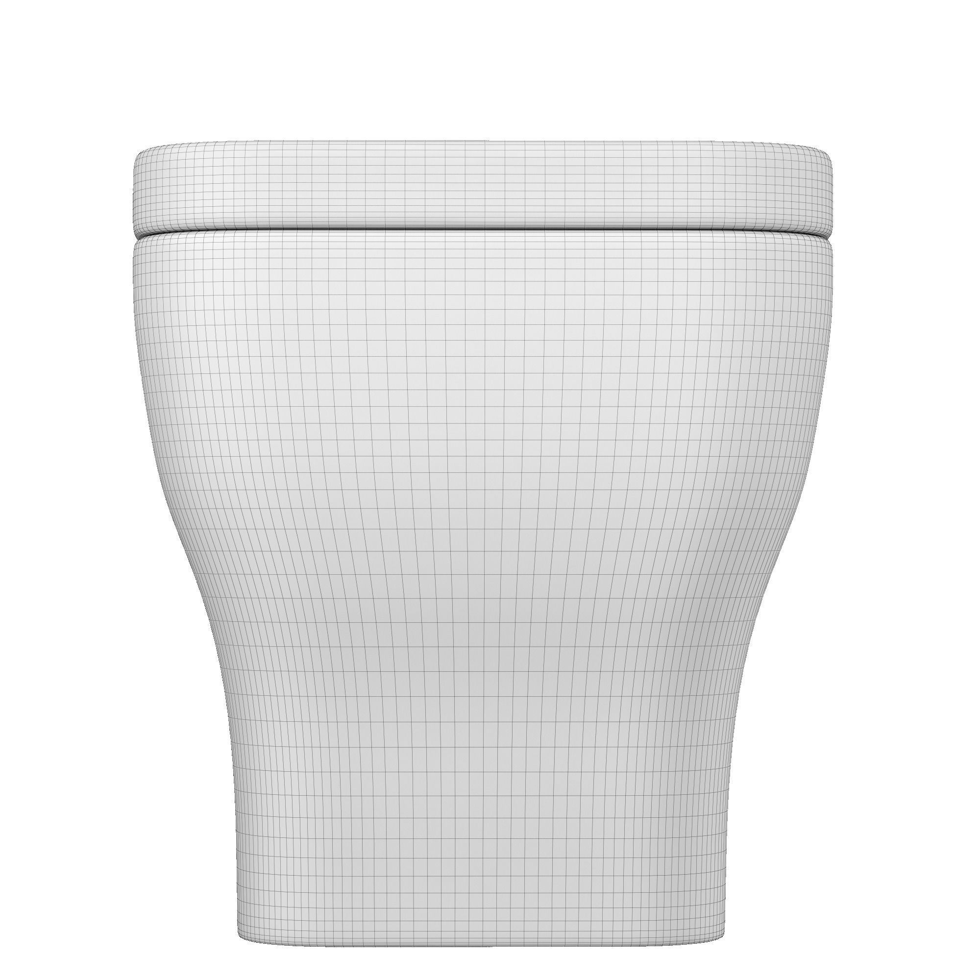 Wall Hung Water closet toilet 3D model Modeled in 3ds max  3D model_11