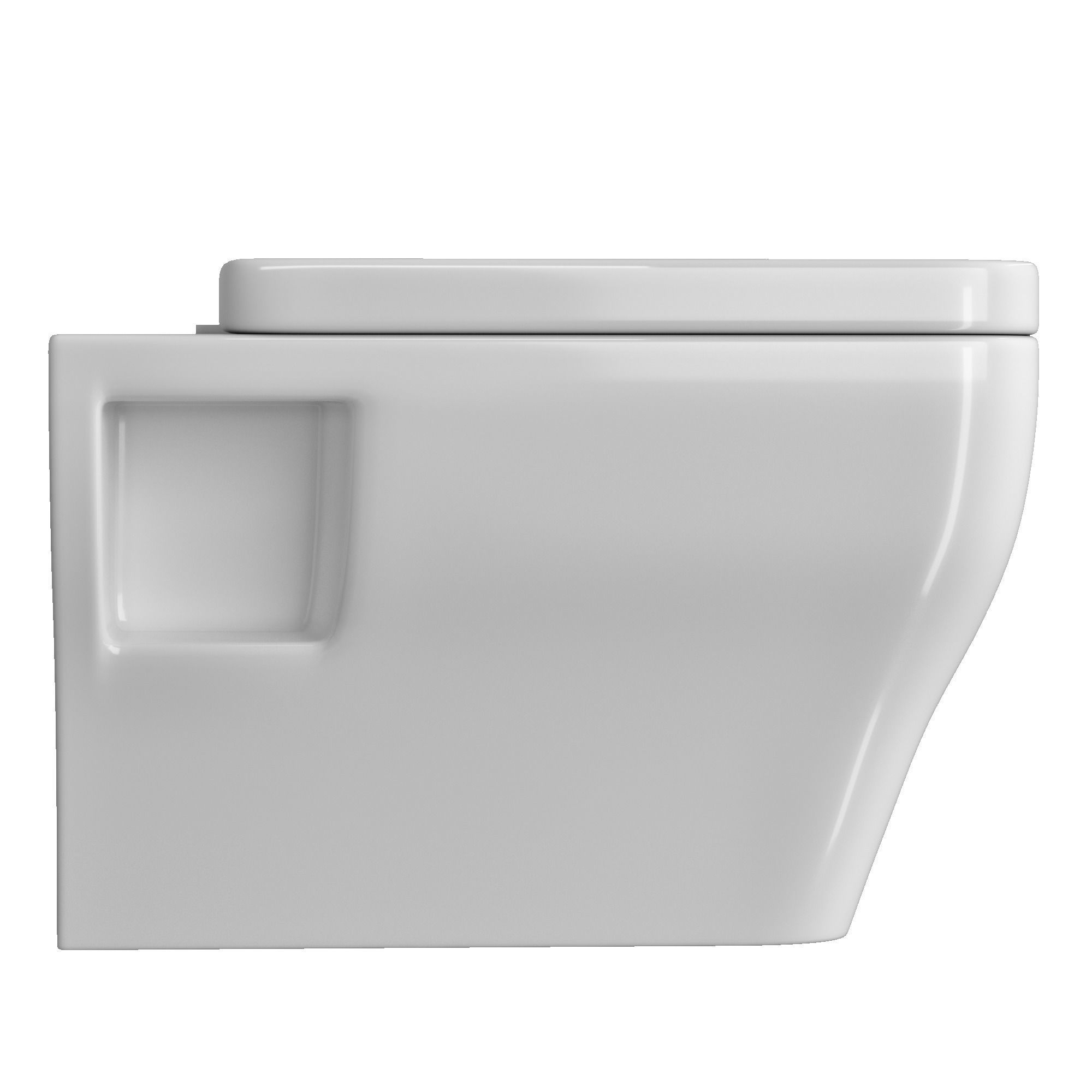 Wall Hung Water closet toilet 3D model Modeled in 3ds max  3D model_1