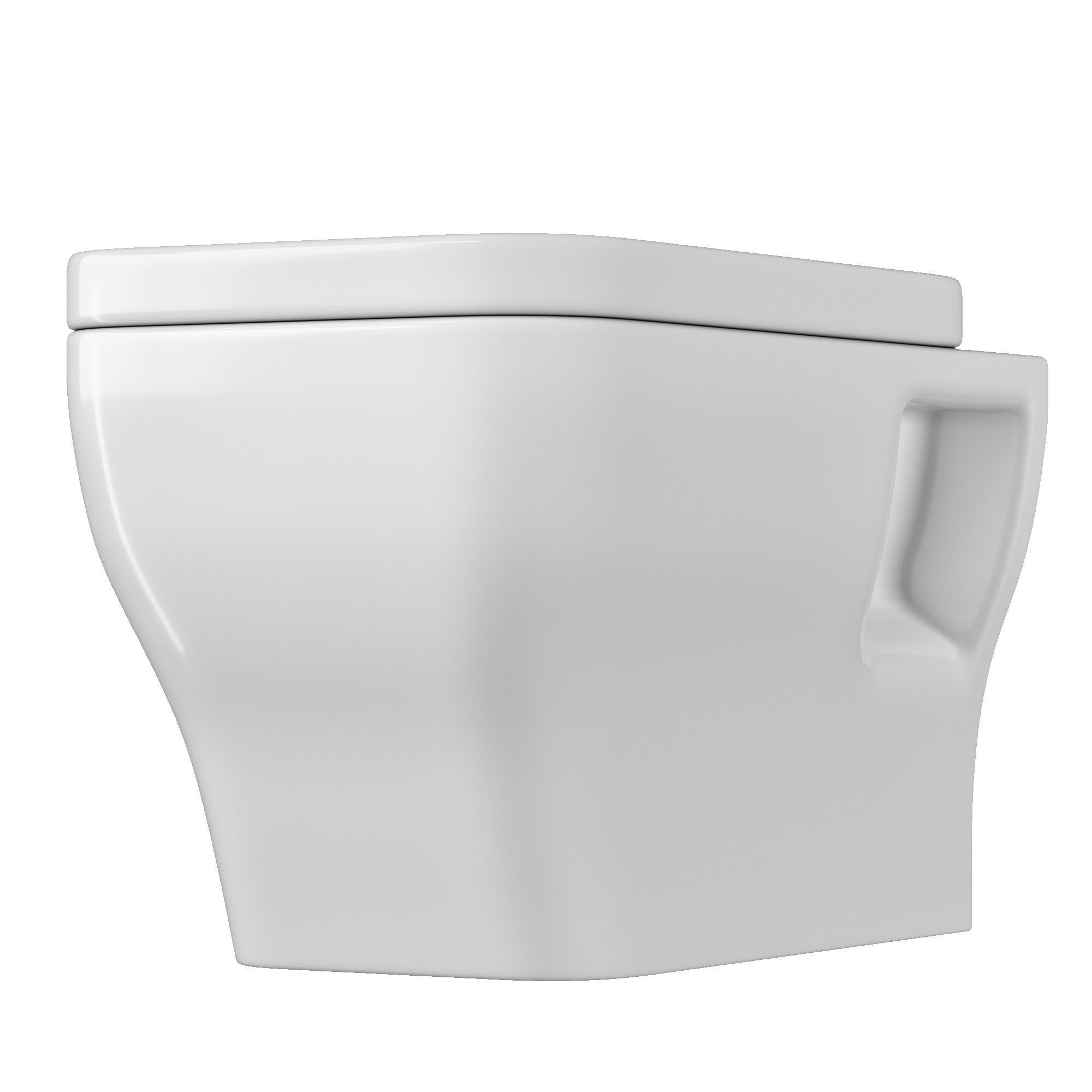 Wall Hung Water closet toilet 3D model Modeled in 3ds max  3D model_4
