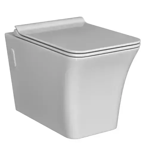 Wall Hung Water closet toilet 3D model Modeled in 3ds max 