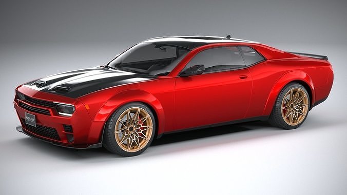 Generic Muscle Car 2021 3D model