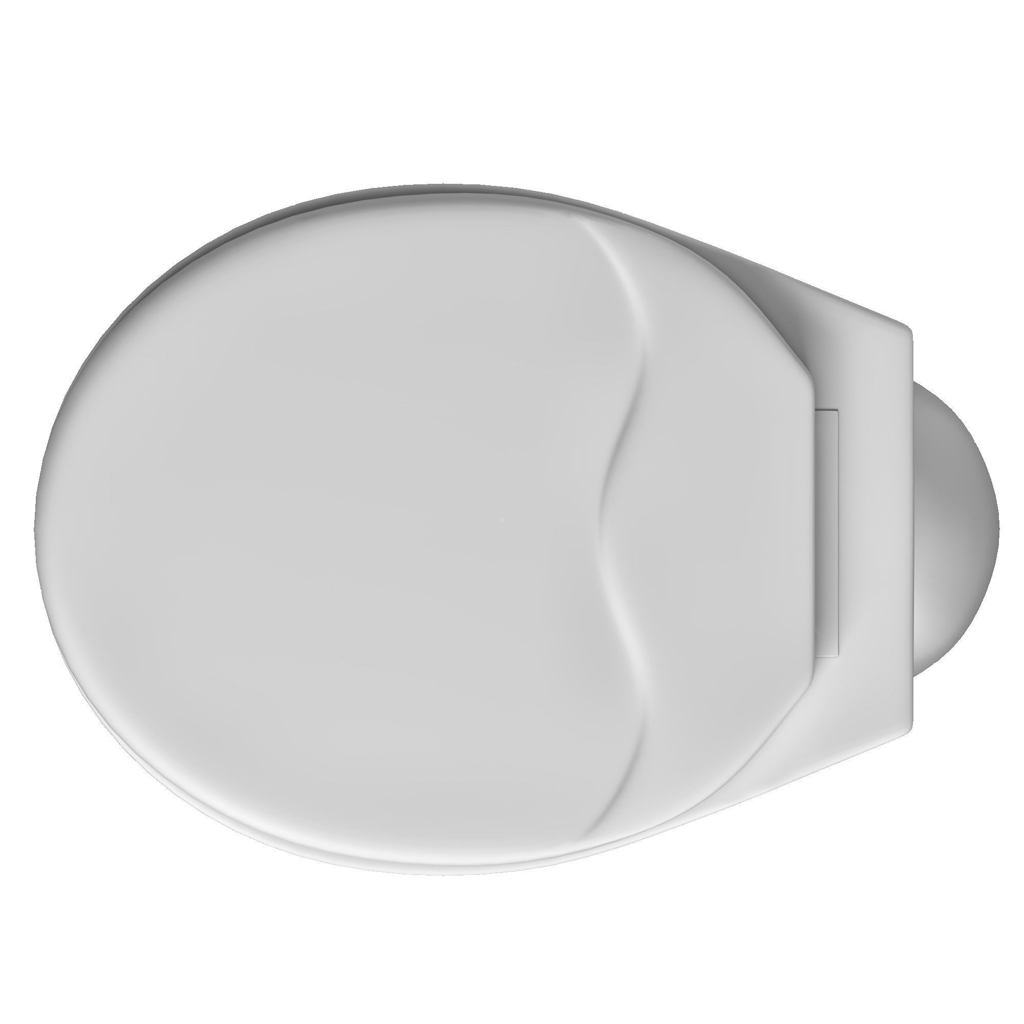 Floor Mount oval shape EWC toilet 3D model Modeled in 3ds max 3D model_2