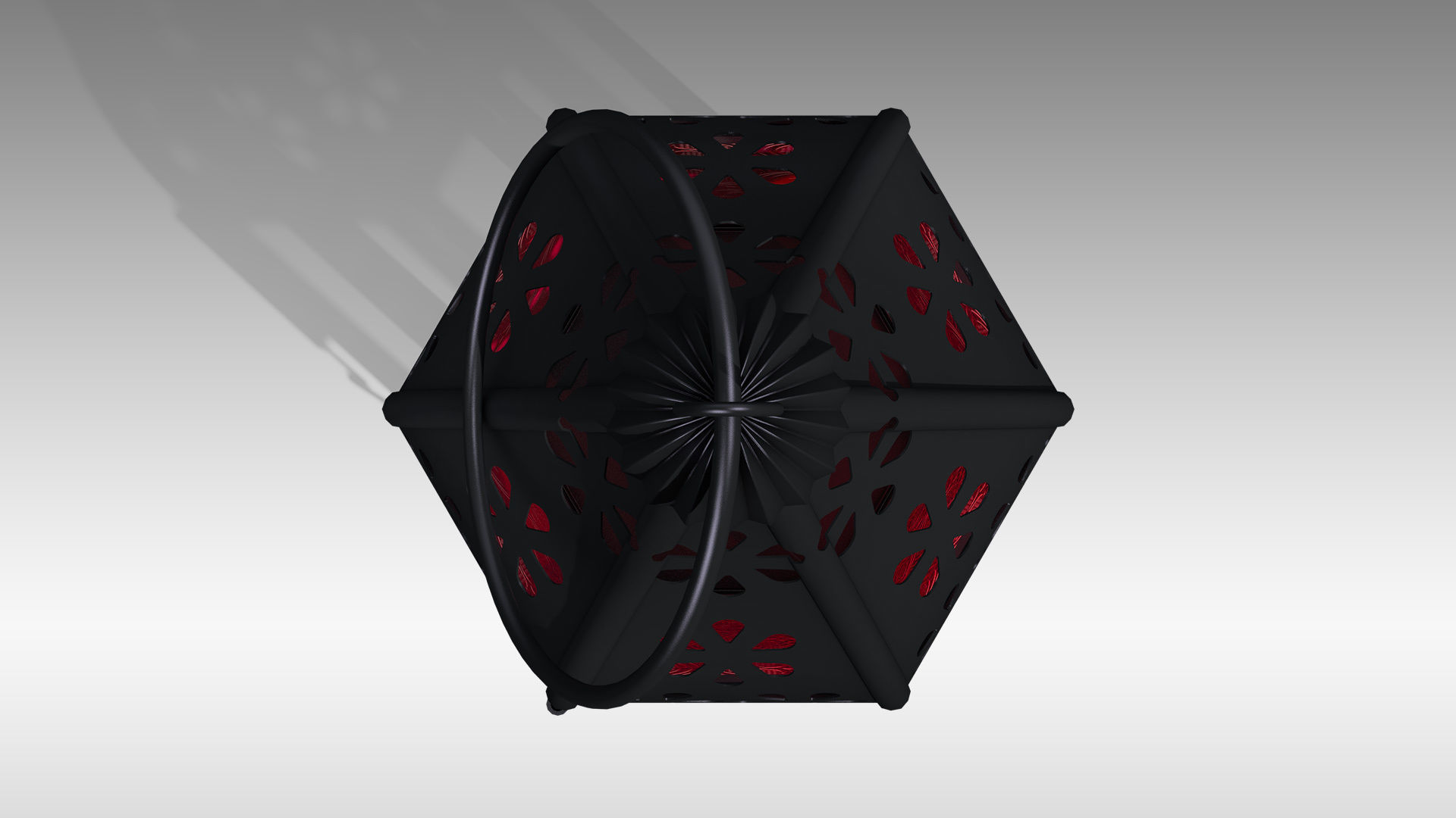 Moroccan Lantern 02 Low-poly 3D model_9