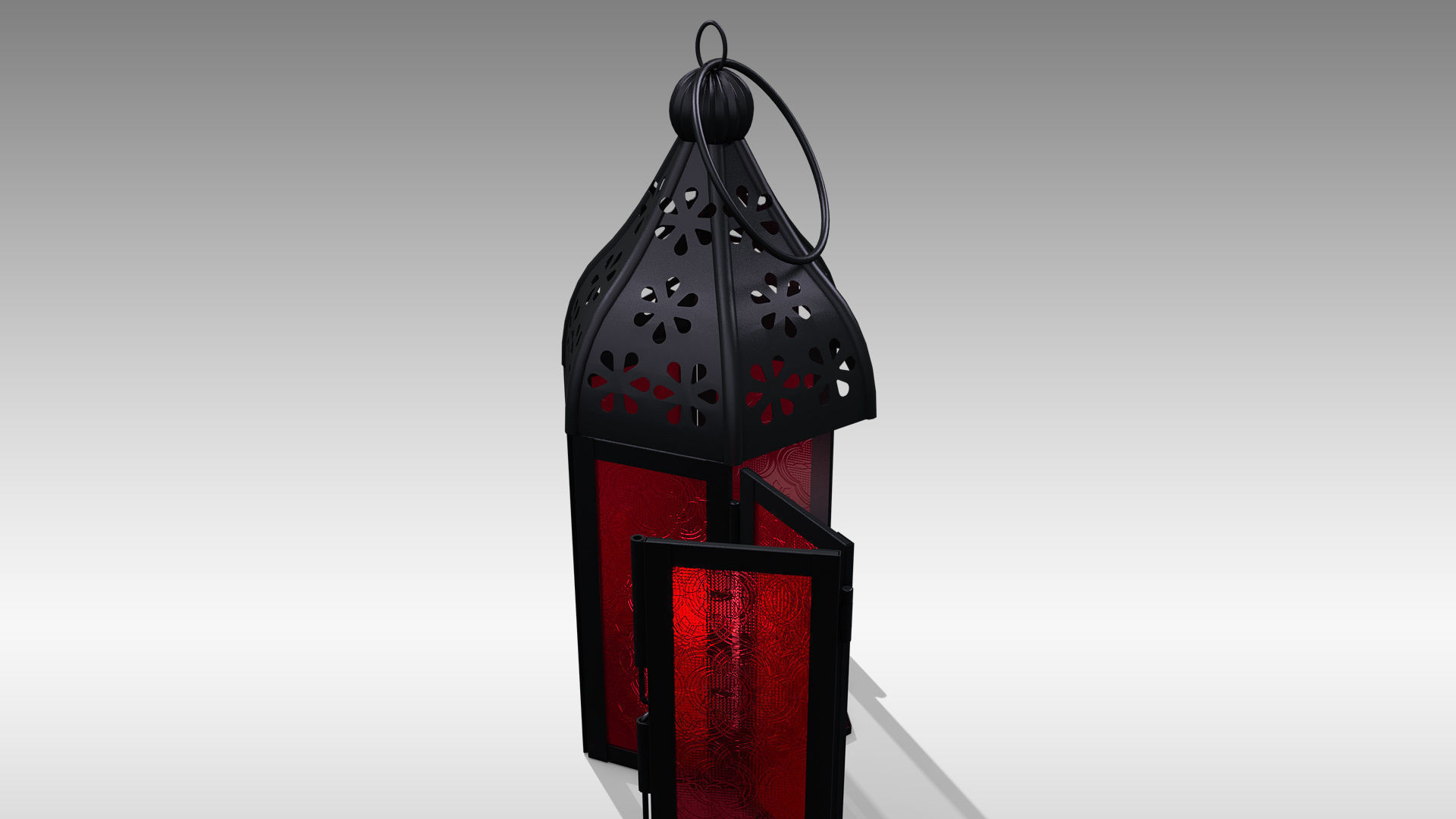 Moroccan Lantern 02 Low-poly 3D model_11