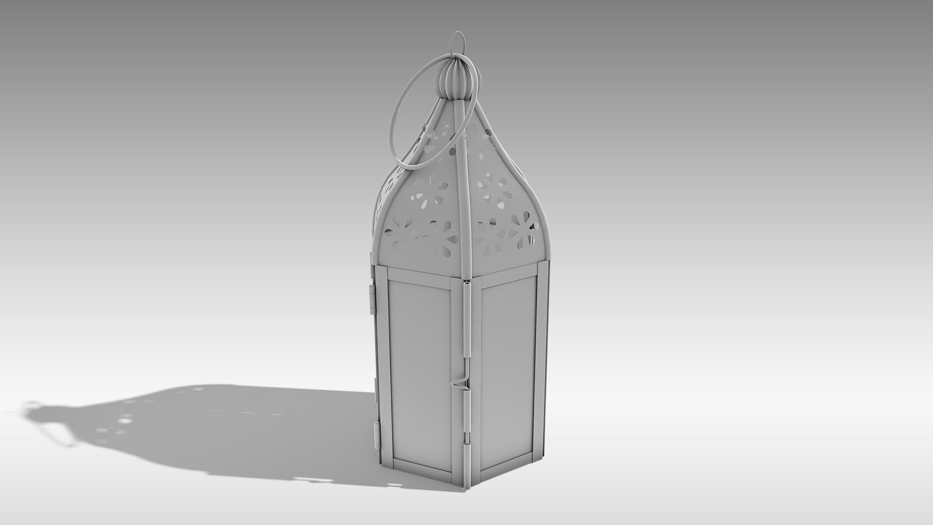 Moroccan Lantern 02 Low-poly 3D model_15