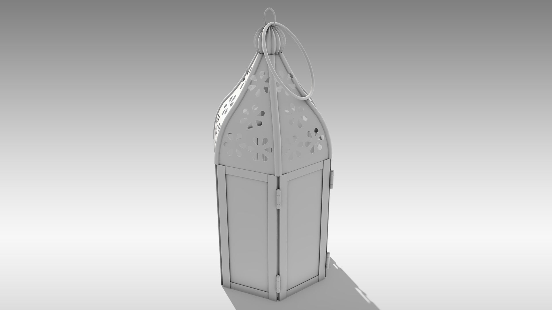 Moroccan Lantern 02 Low-poly 3D model_17